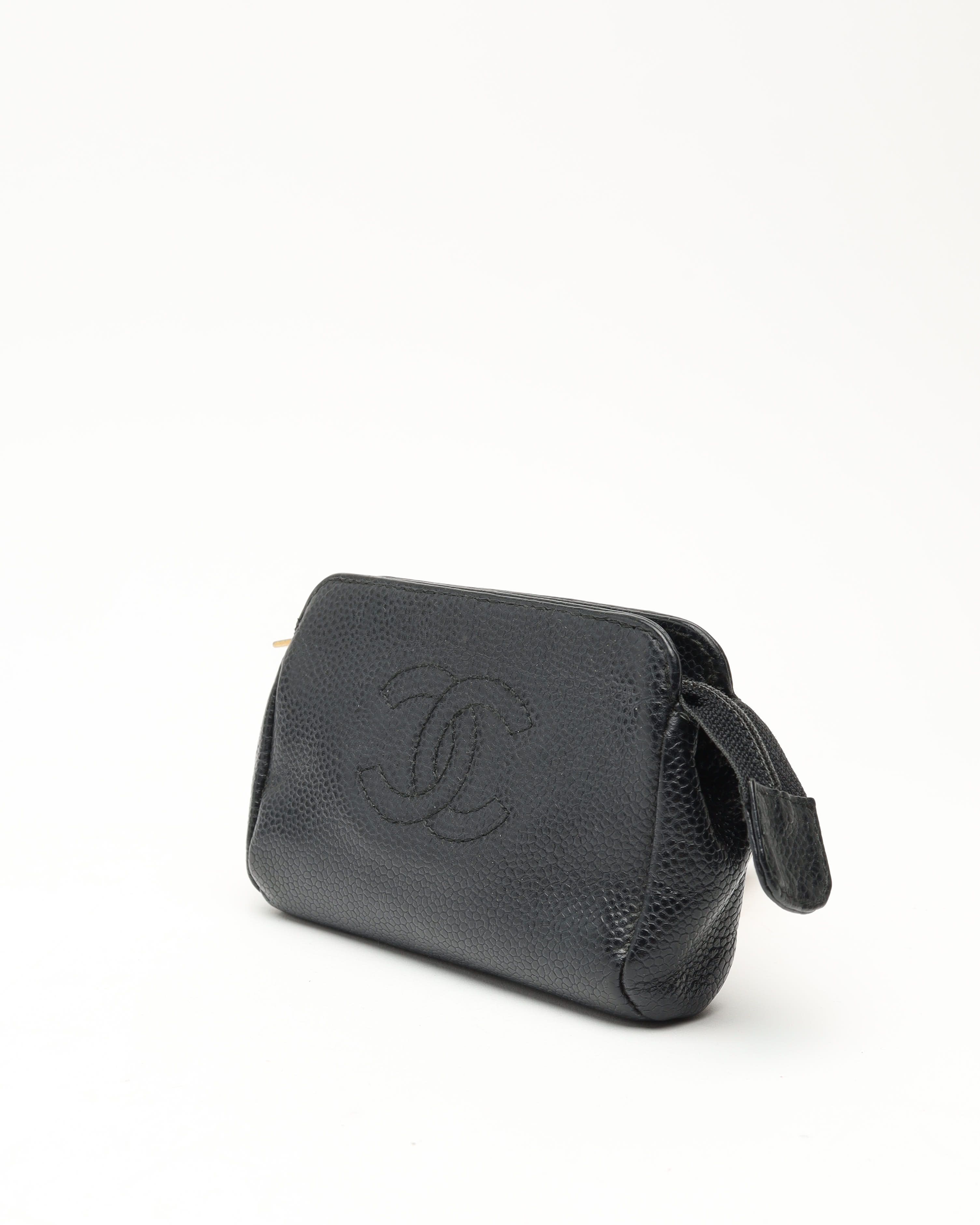 CHANEL Pre-owned Cc Caviar Pouch