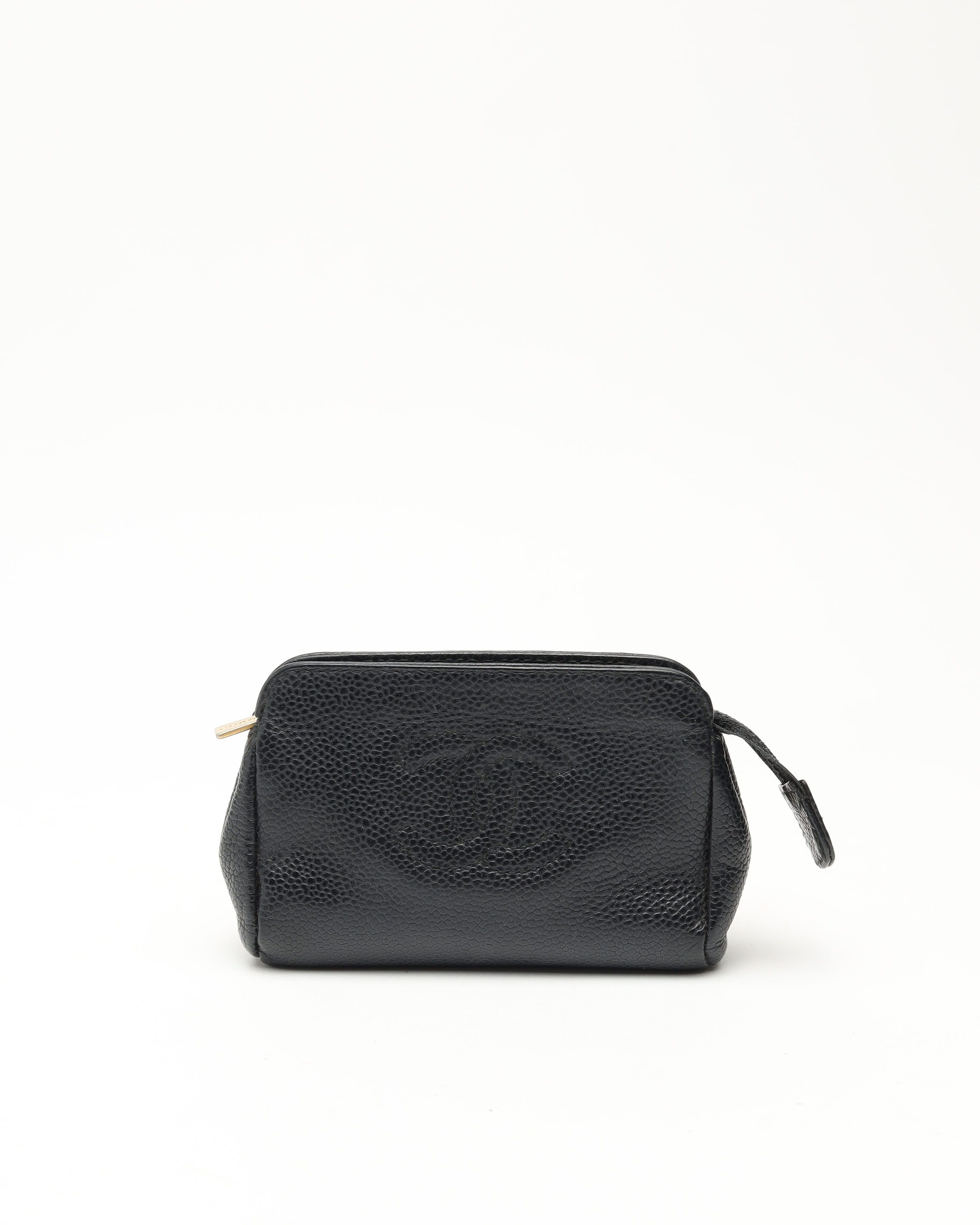 CHANEL Pre-owned Cc Caviar Pouch