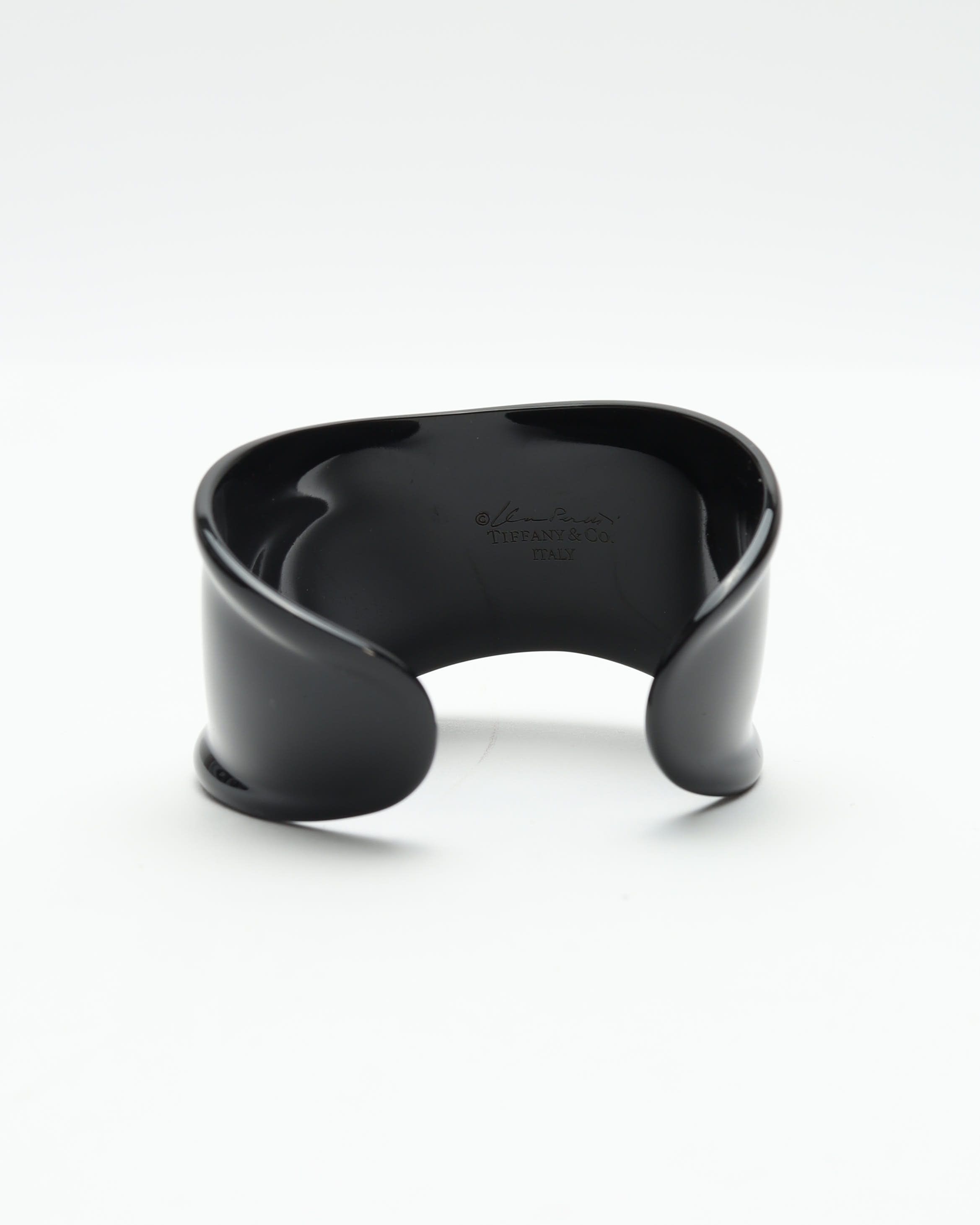 Tiffany & Co Small Bone Cuff In Black Finish Over Copper In Multi