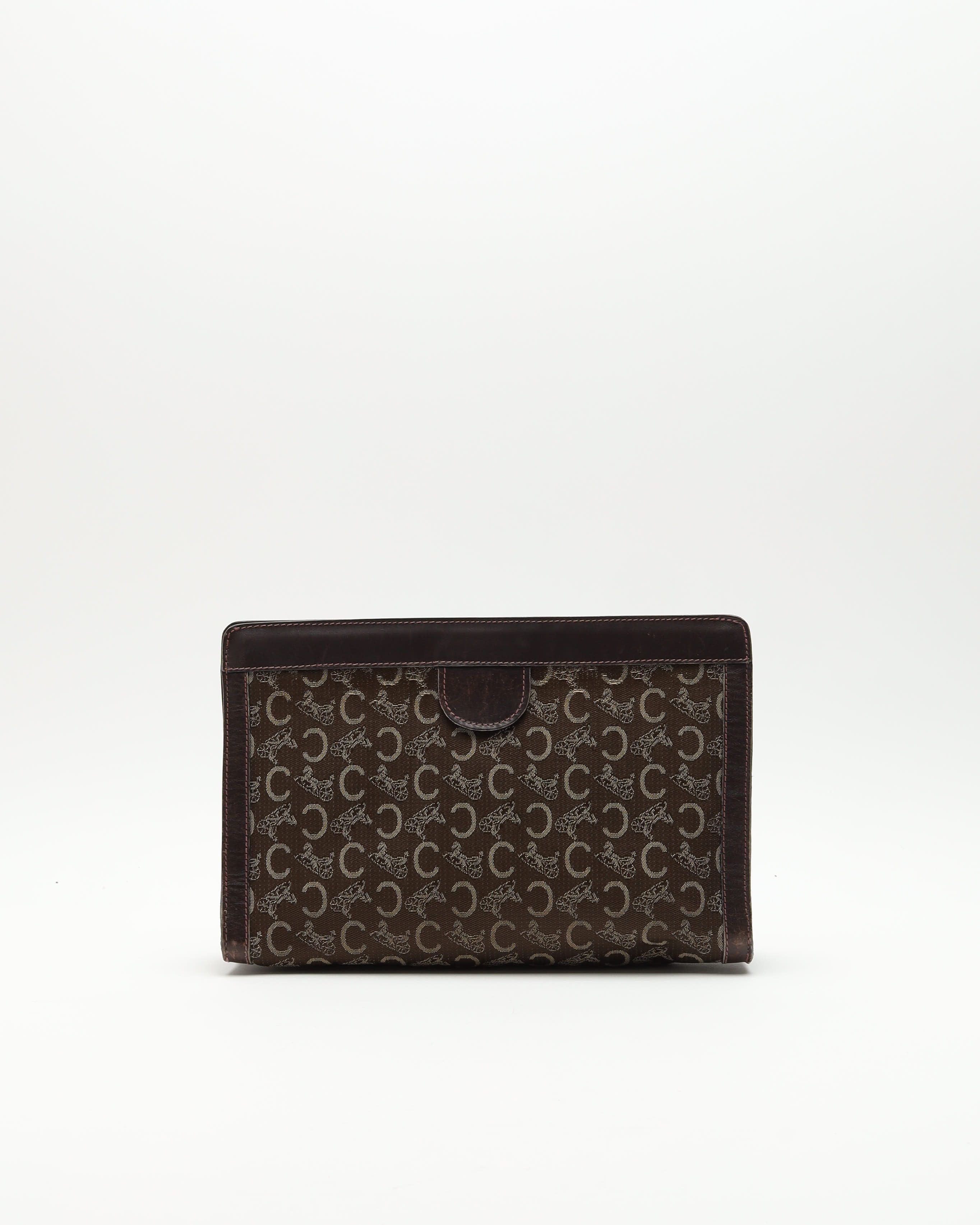 Celine Céline C Horse Carriage Clutch Bag