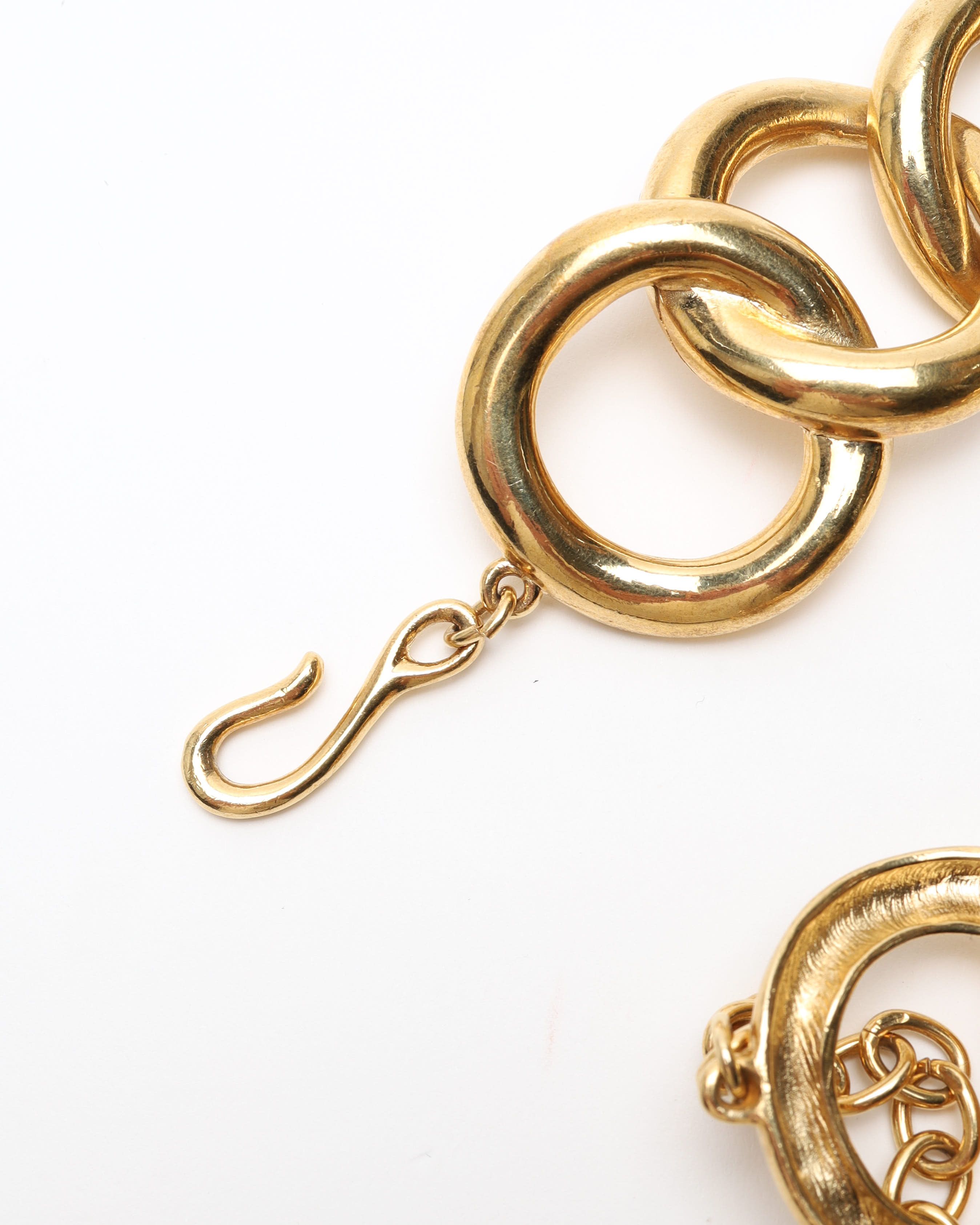 Givenchy Gold Hoop Necklace