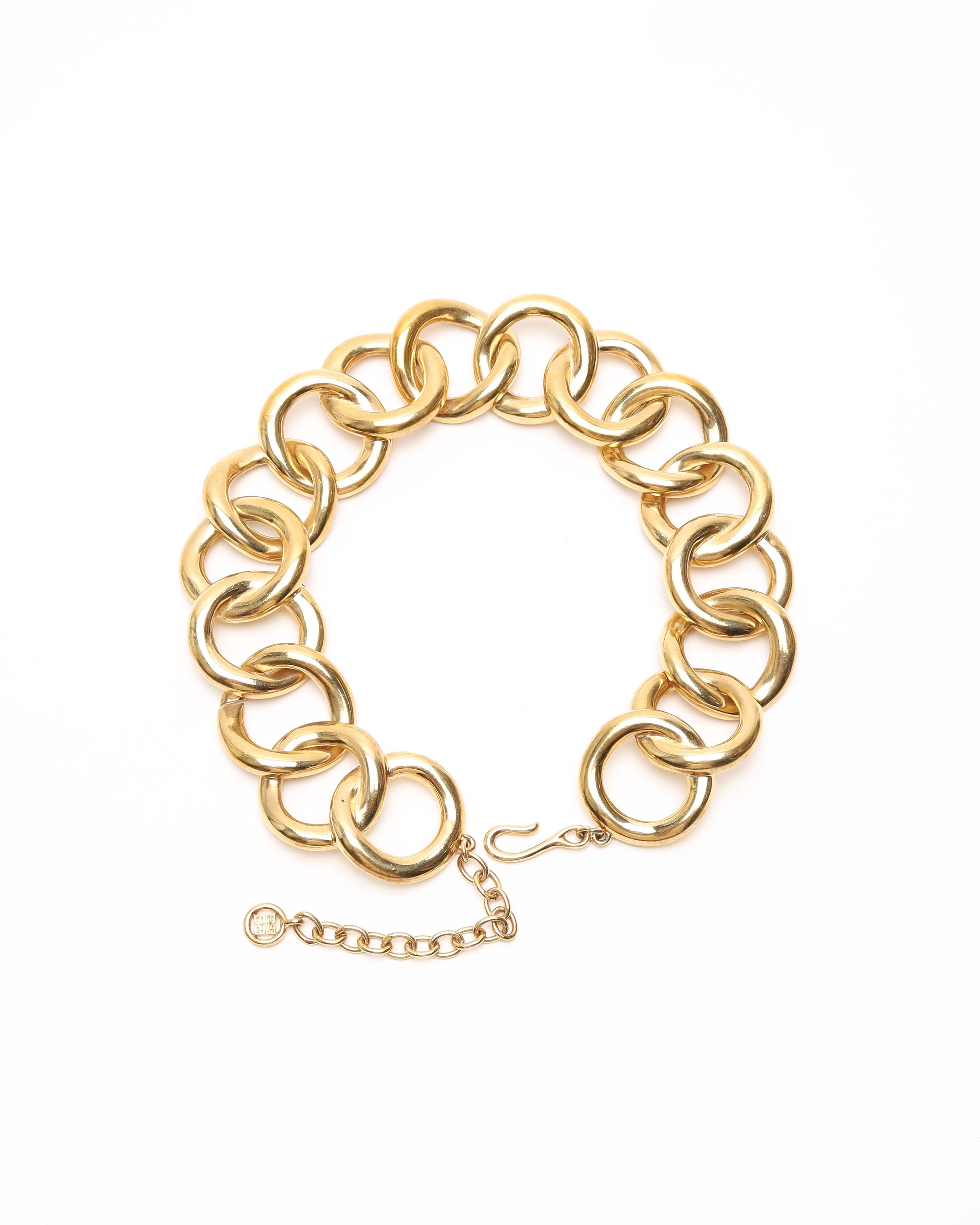 Givenchy Gold Hoop Necklace