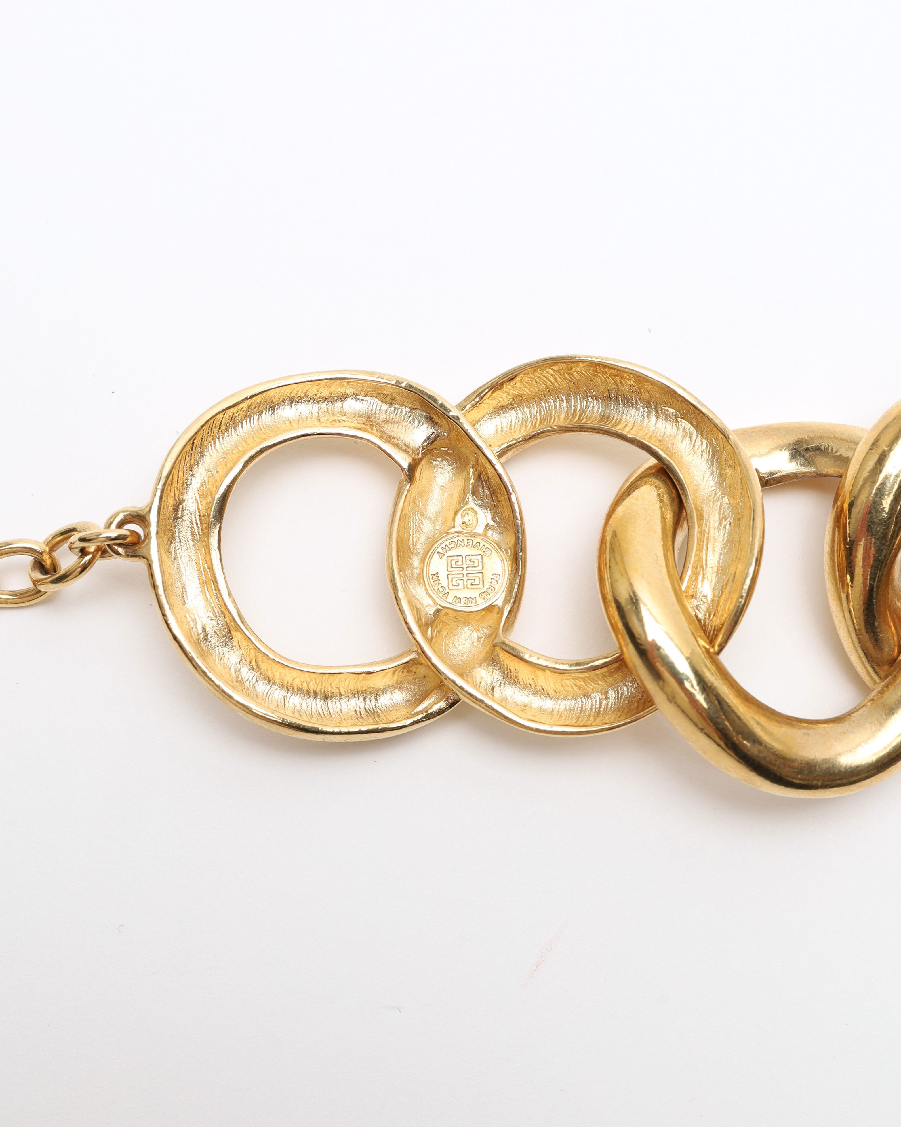 Givenchy Gold Hoop Necklace