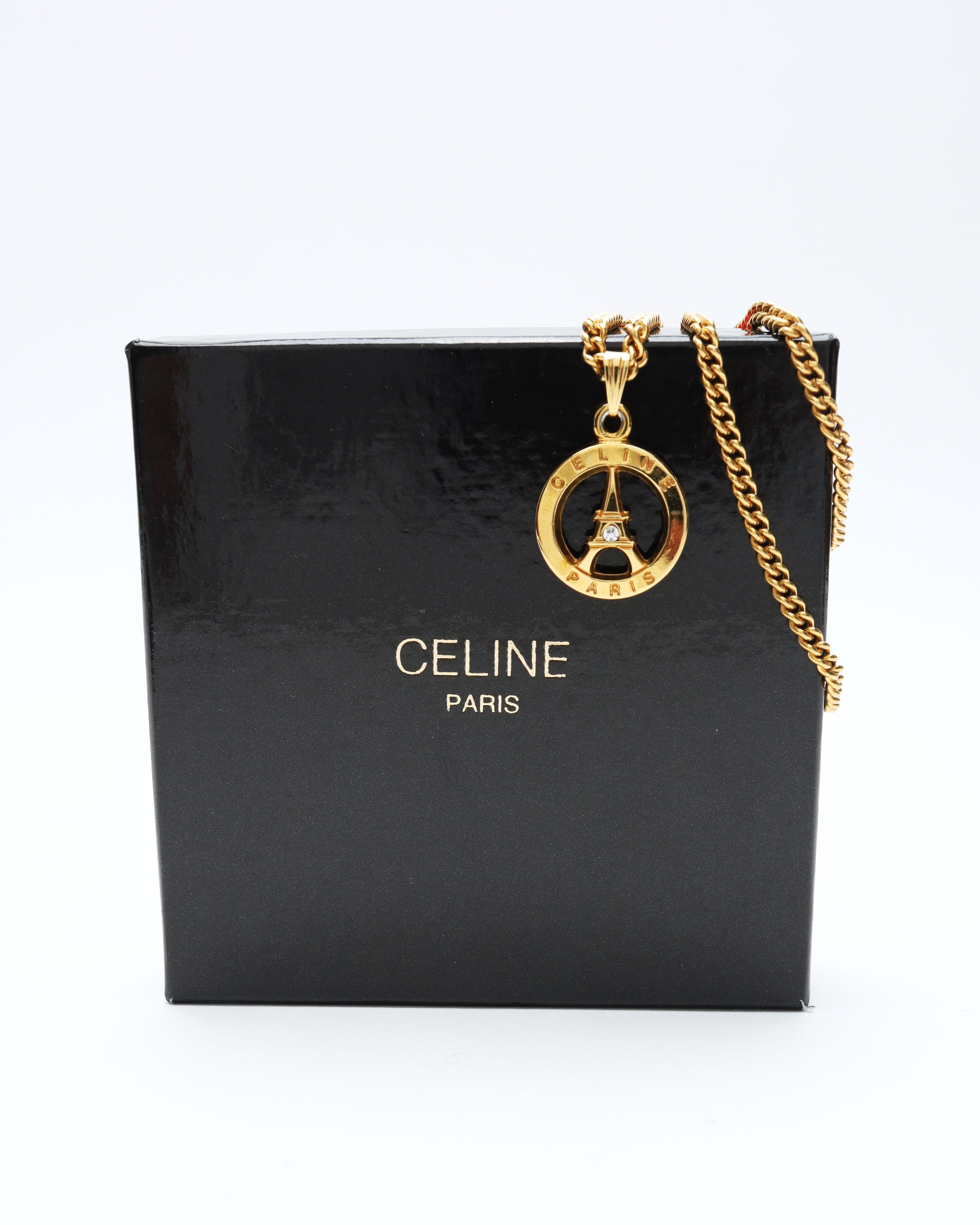 Celine Céline Eiffel Tower Necklace