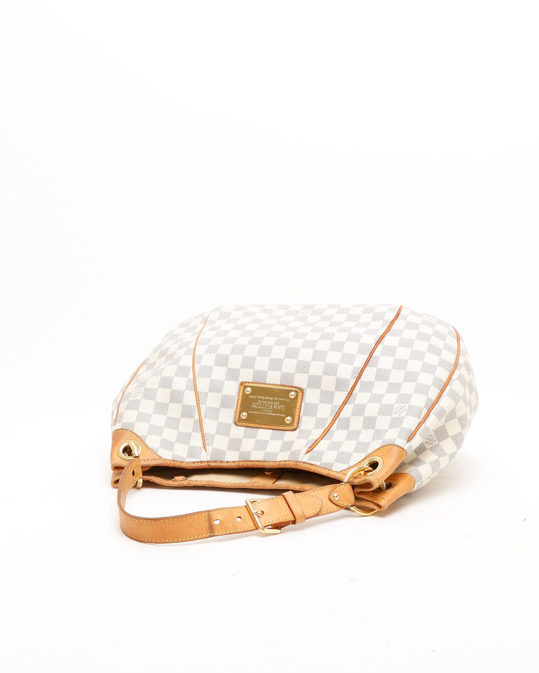 Pre-owned Louis Vuitton Damier Azur Galliera Pm Bag