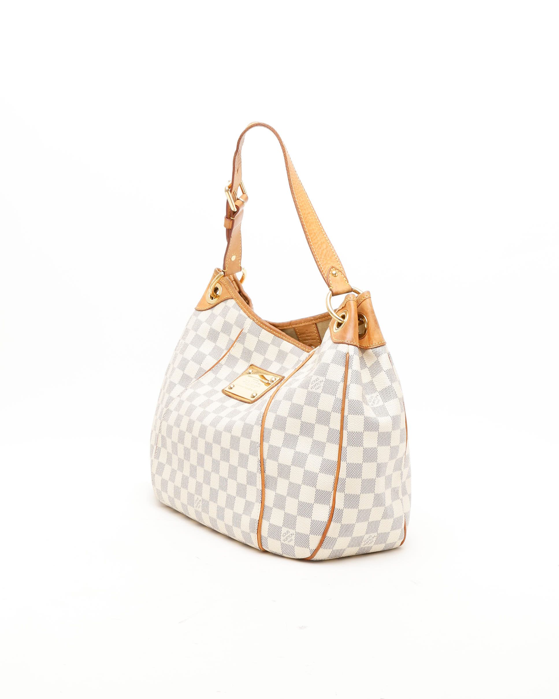 Pre-owned Louis Vuitton Damier Azur Galliera Pm Bag