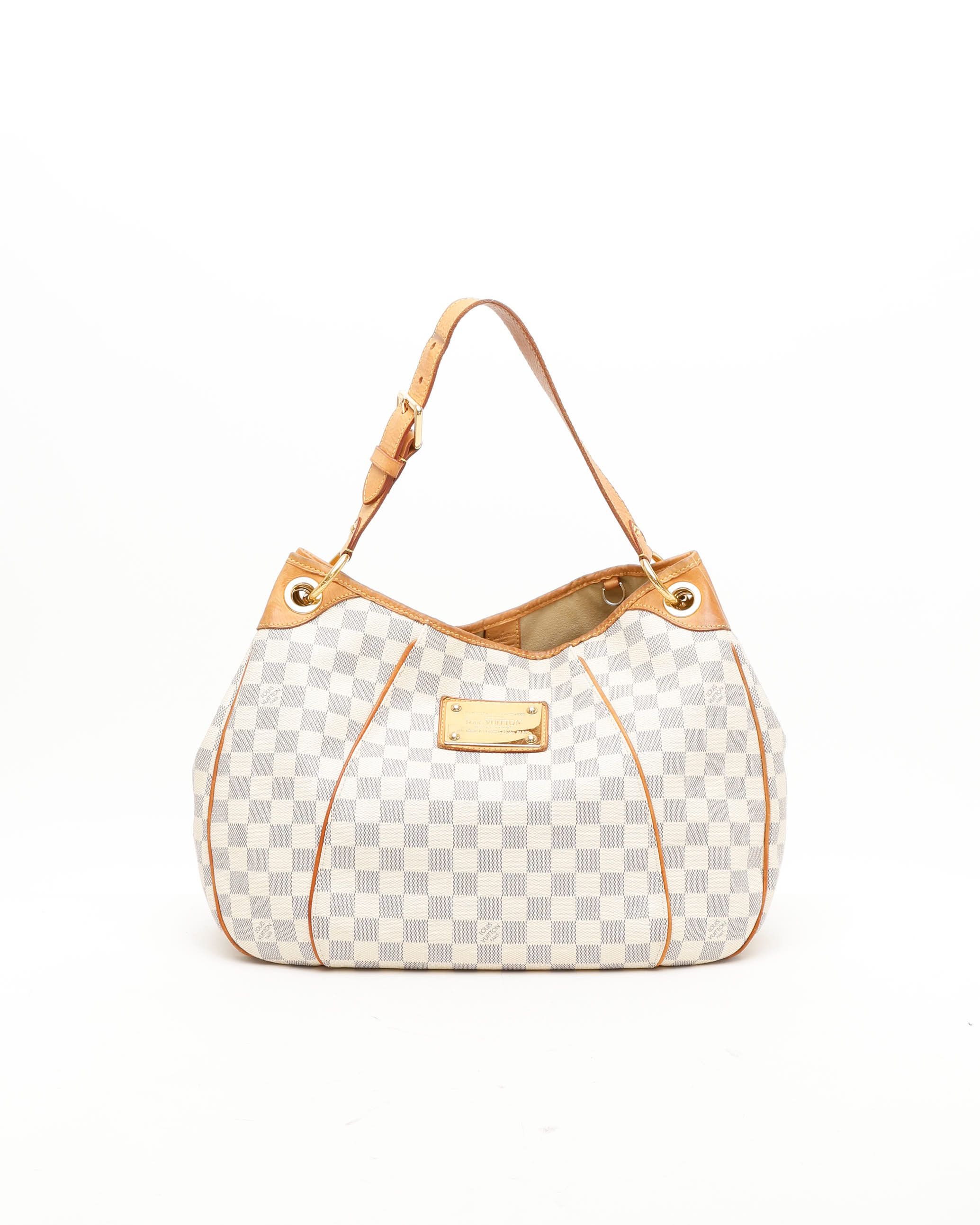 Pre-owned Louis Vuitton Damier Azur Galliera Pm Bag