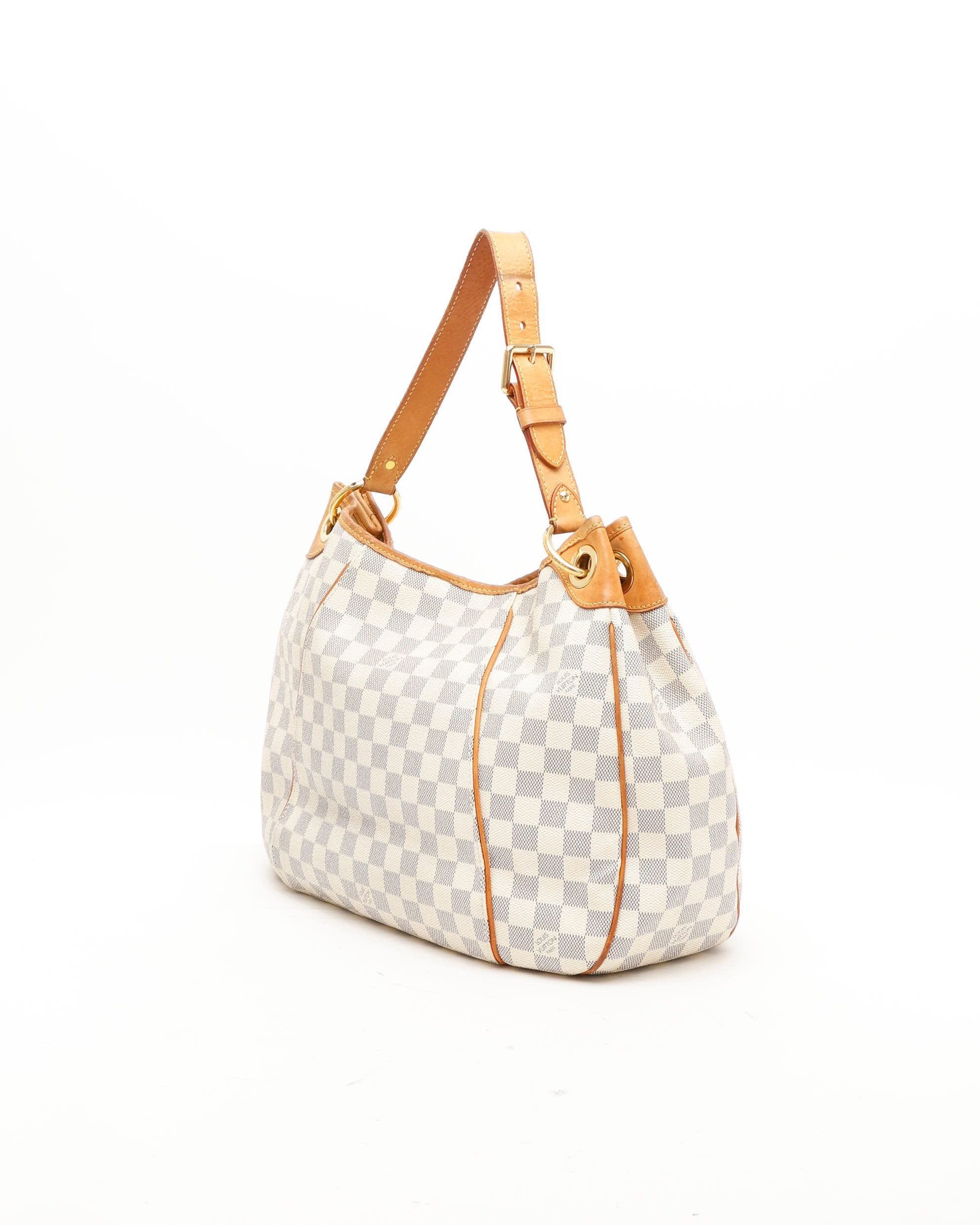 Pre-owned Louis Vuitton Damier Azur Galliera Pm Bag