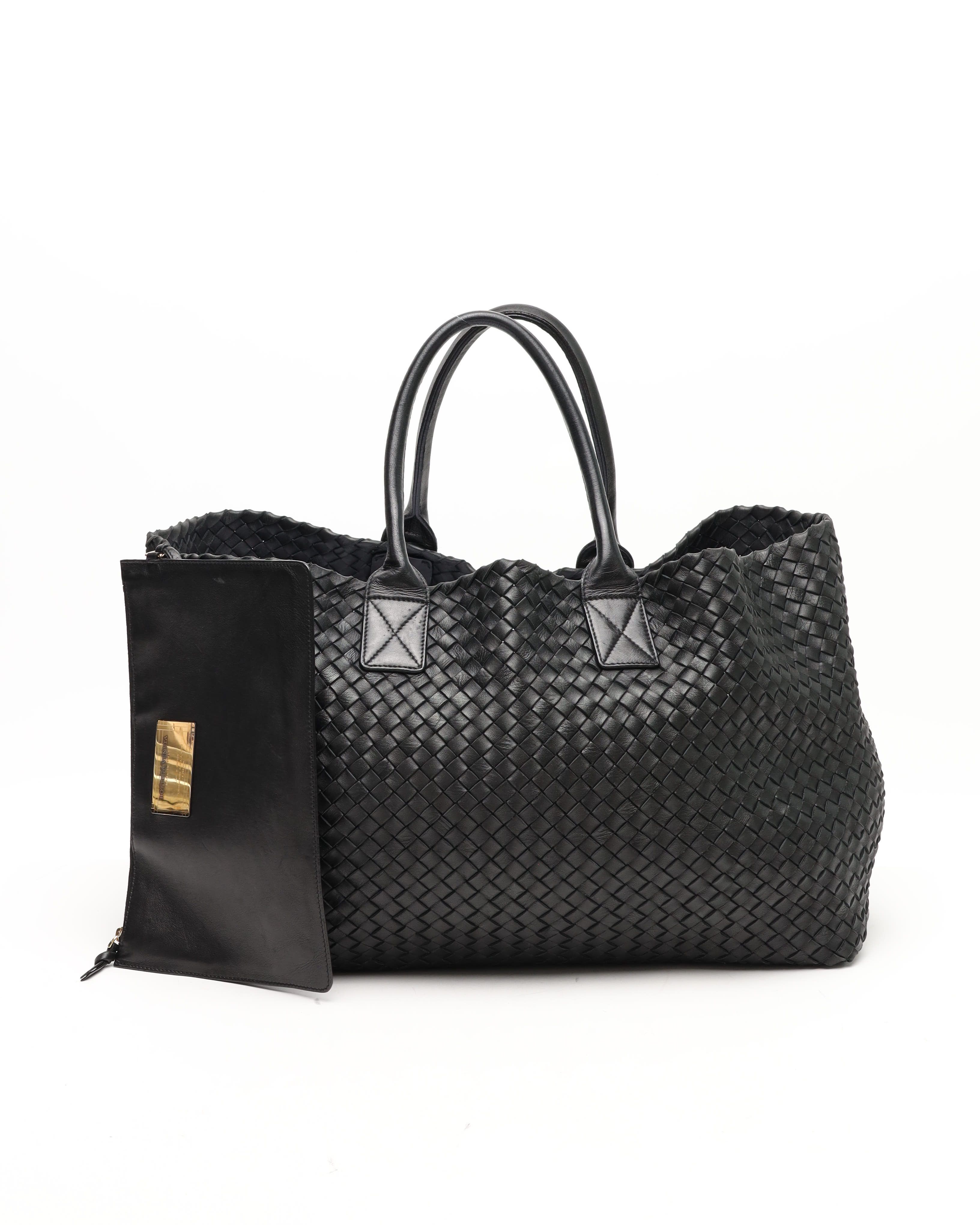 Bottega Veneta Intrecciato Cabat Gm Tote Bag