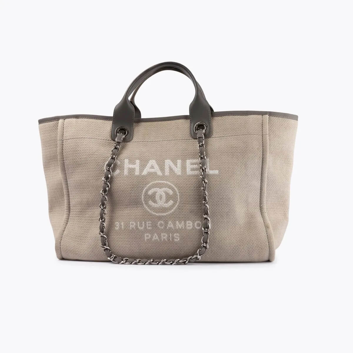 CHANEL Deauville MM Tote Bag