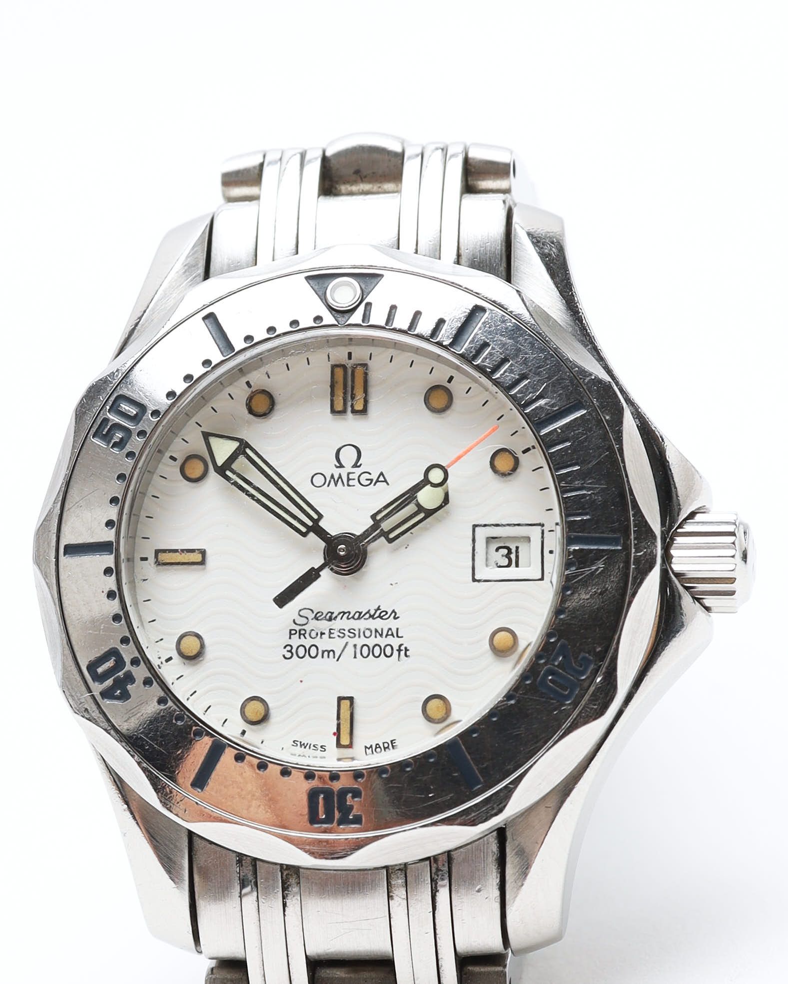 Omega Lady-seamaster Professional 300m 29mm Ref 2582.20 Certificate Watch