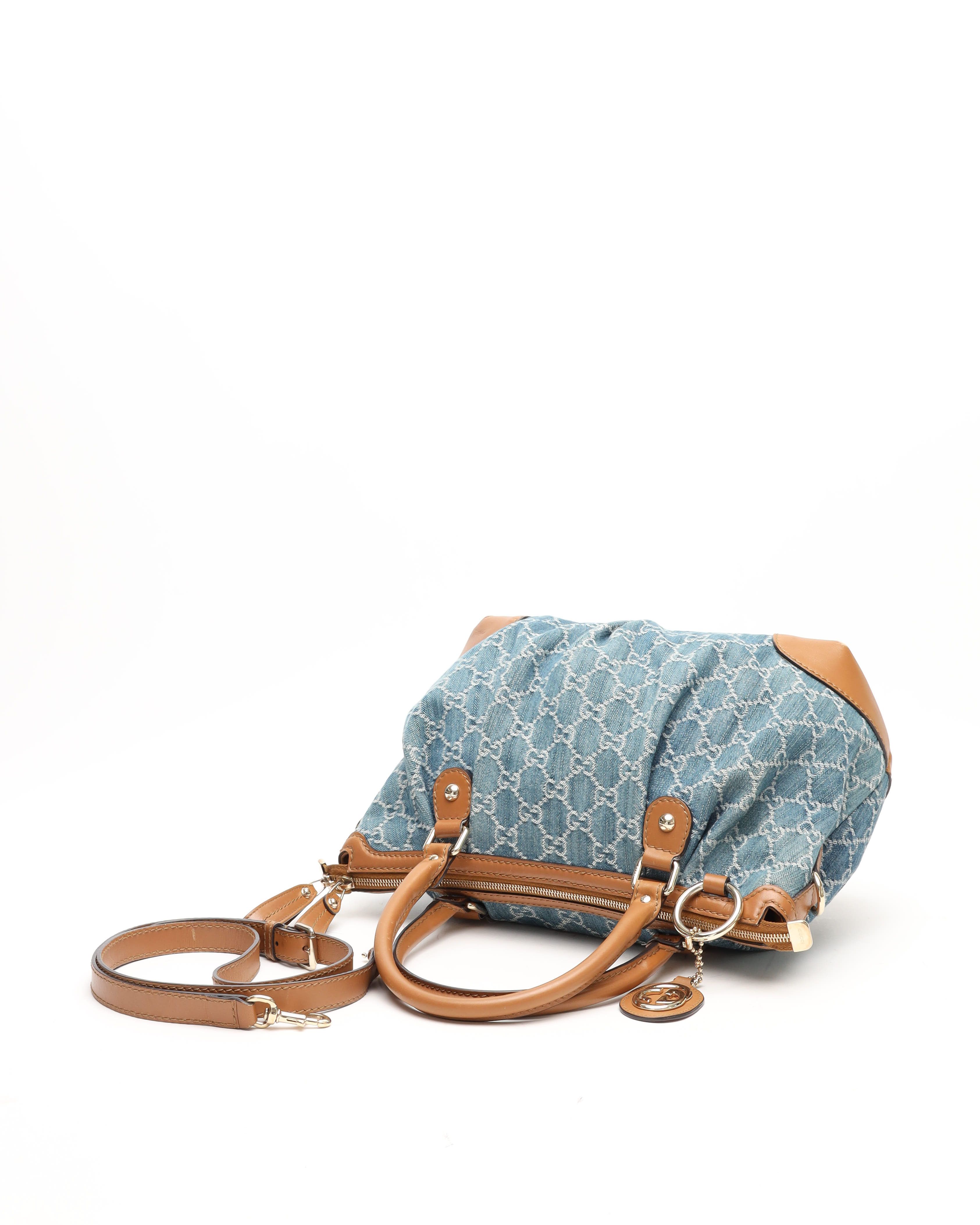 Gucci Gg Denim Sukey Bag