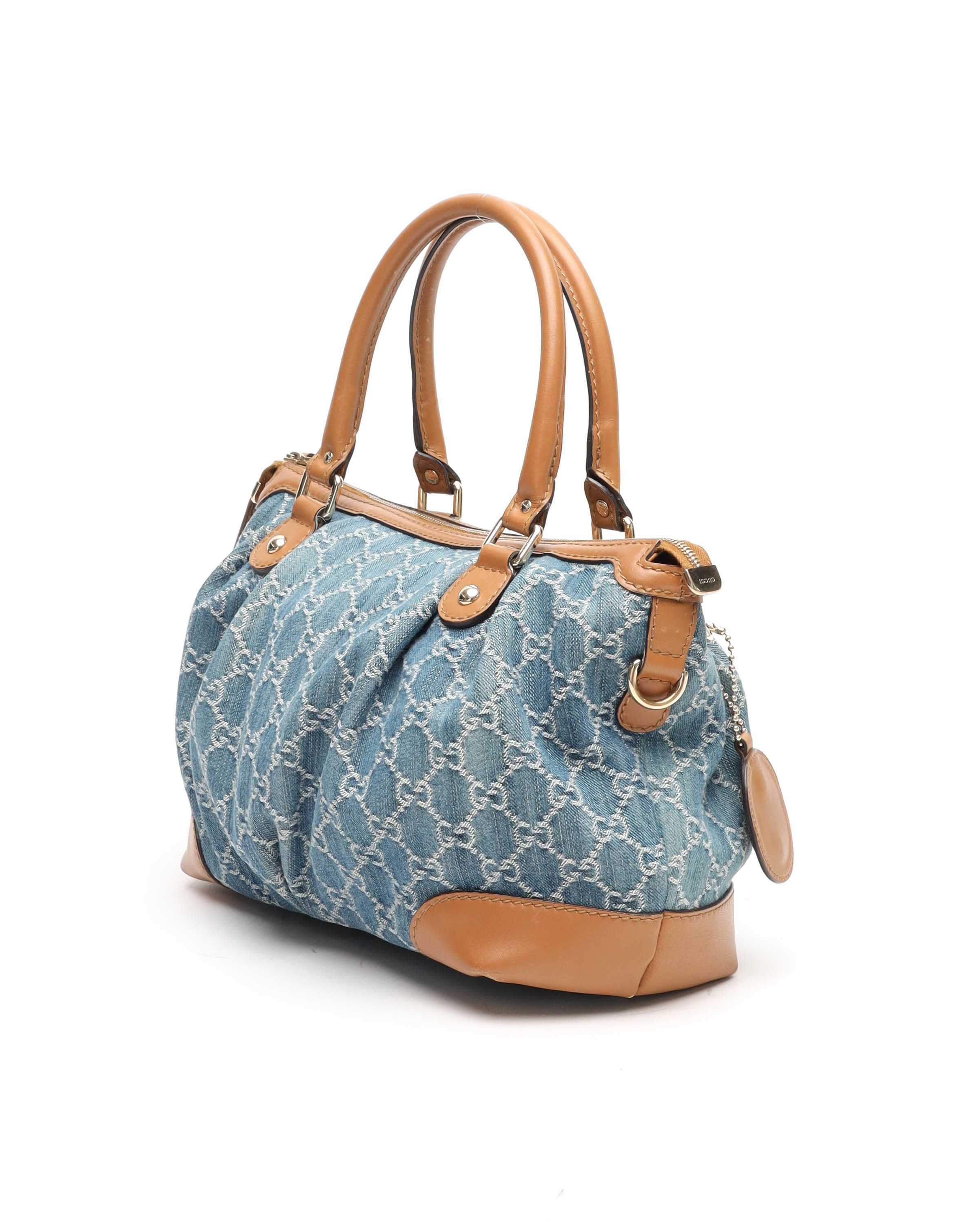 Gucci Gg Denim Sukey Bag