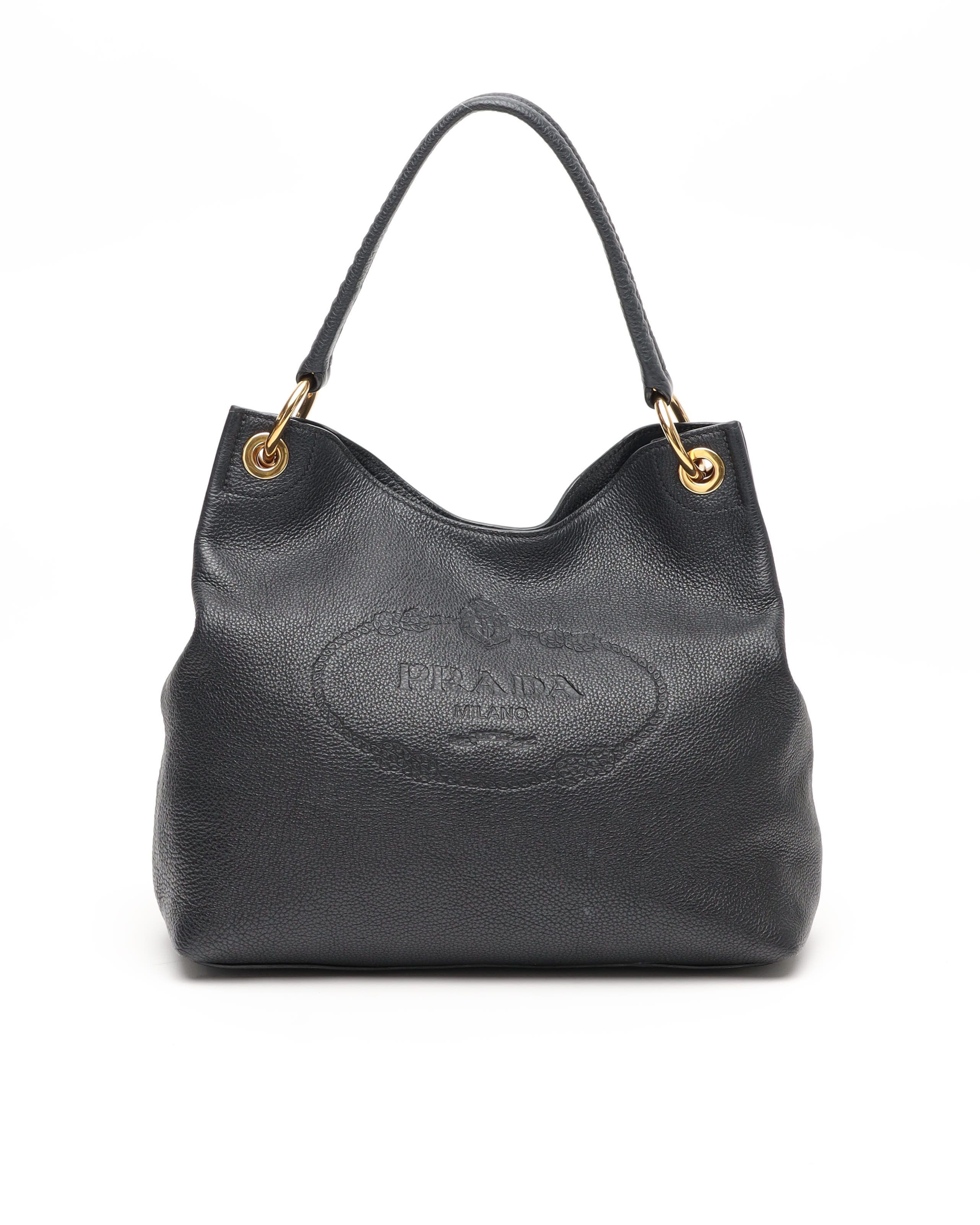 Prada Vitello Phenix Hobo Bag