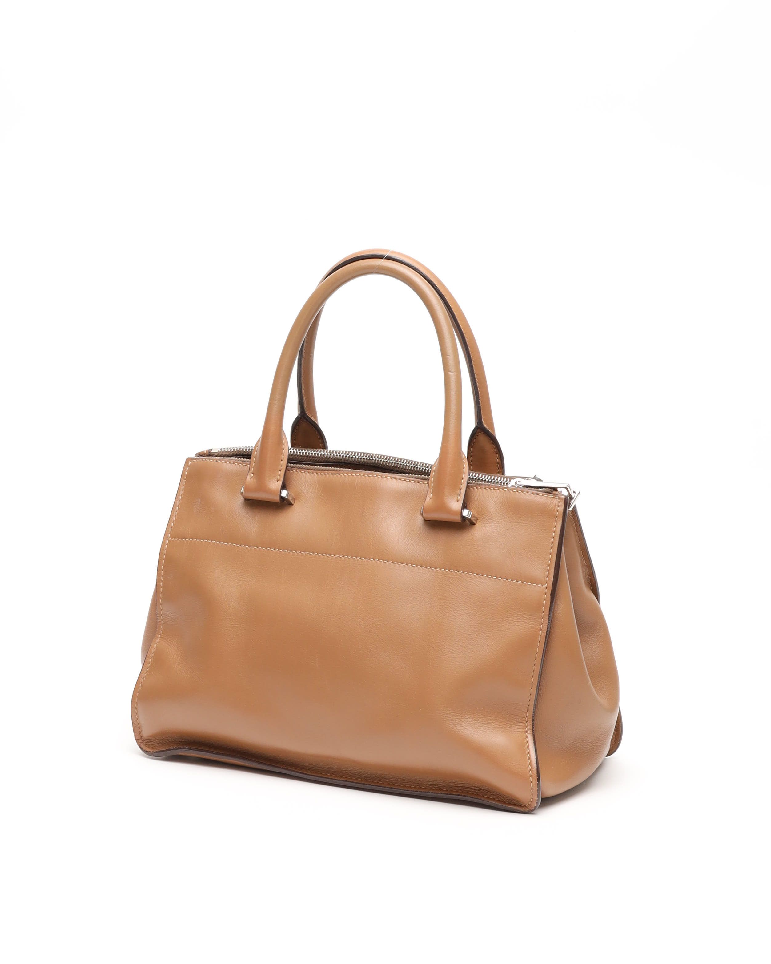 Prada Small Stitched Double-zip Galleria Tote Bag