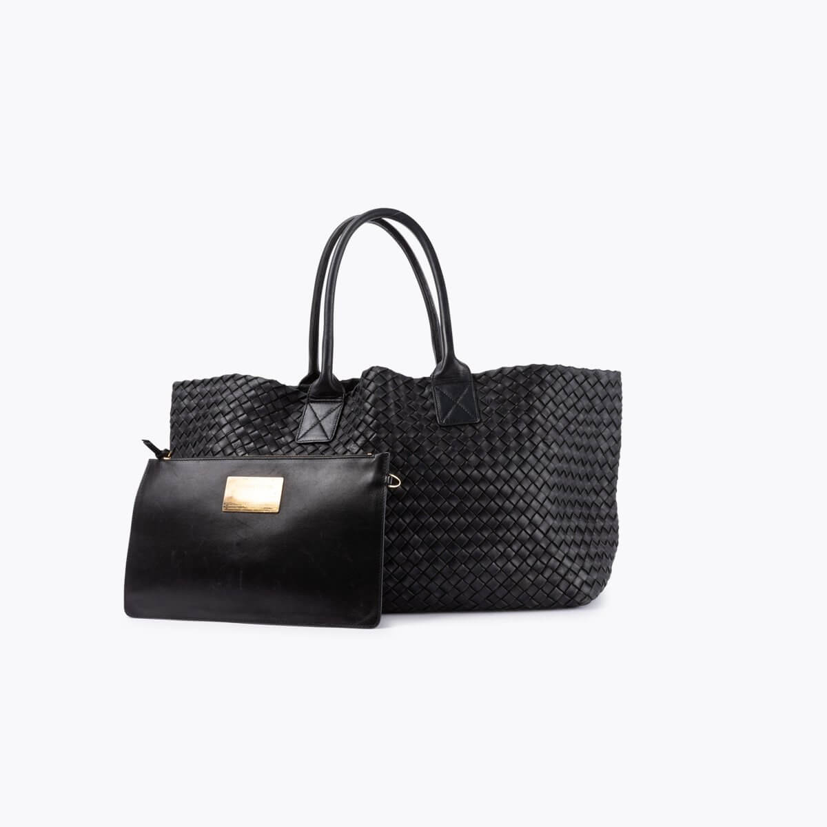 BOTTEGA VENETA Intrecciato Cabat MM Tote