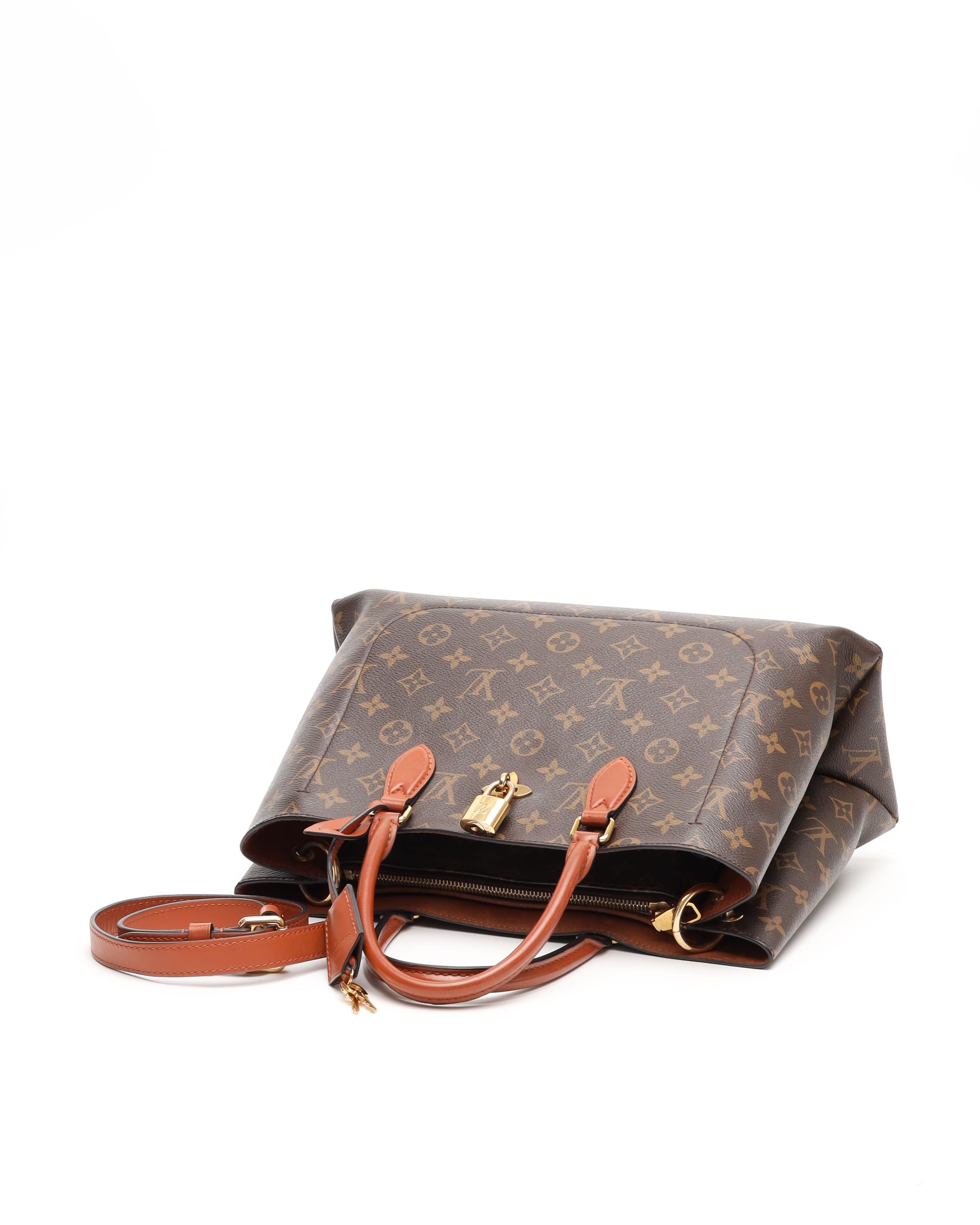 Pre-owned Louis Vuitton Monogram Flower Tote Bag