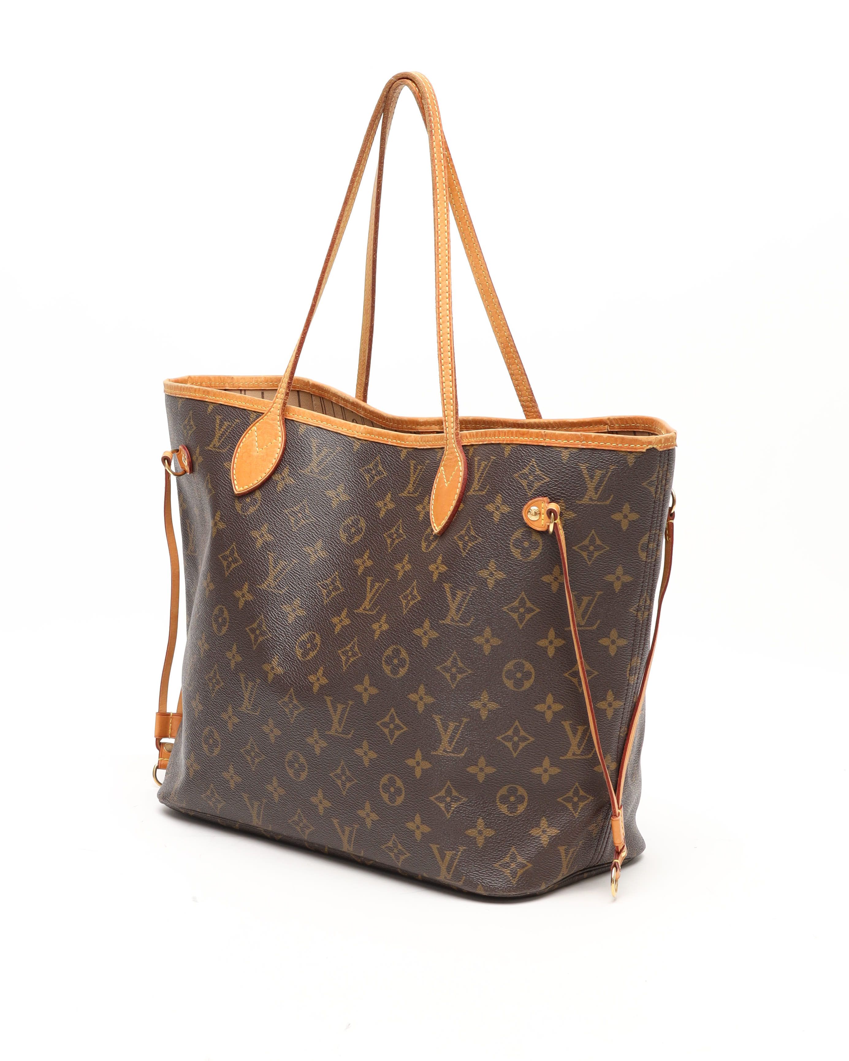Pre-owned Louis Vuitton Monogram Neverfull Mm Tote Bag