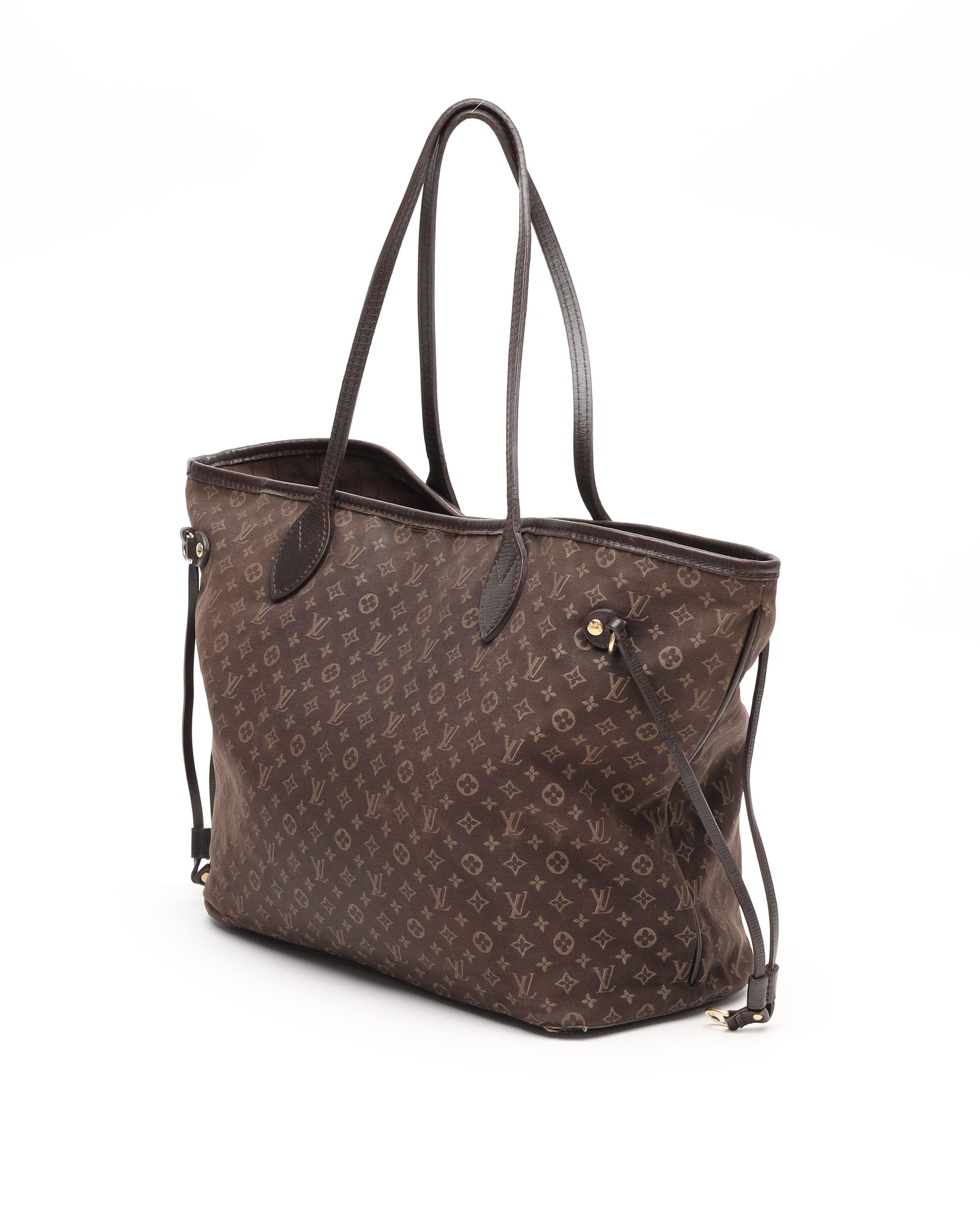 Pre-owned Louis Vuitton Neverfull Idylle Monogram Mini Lin Mm Tote Bag