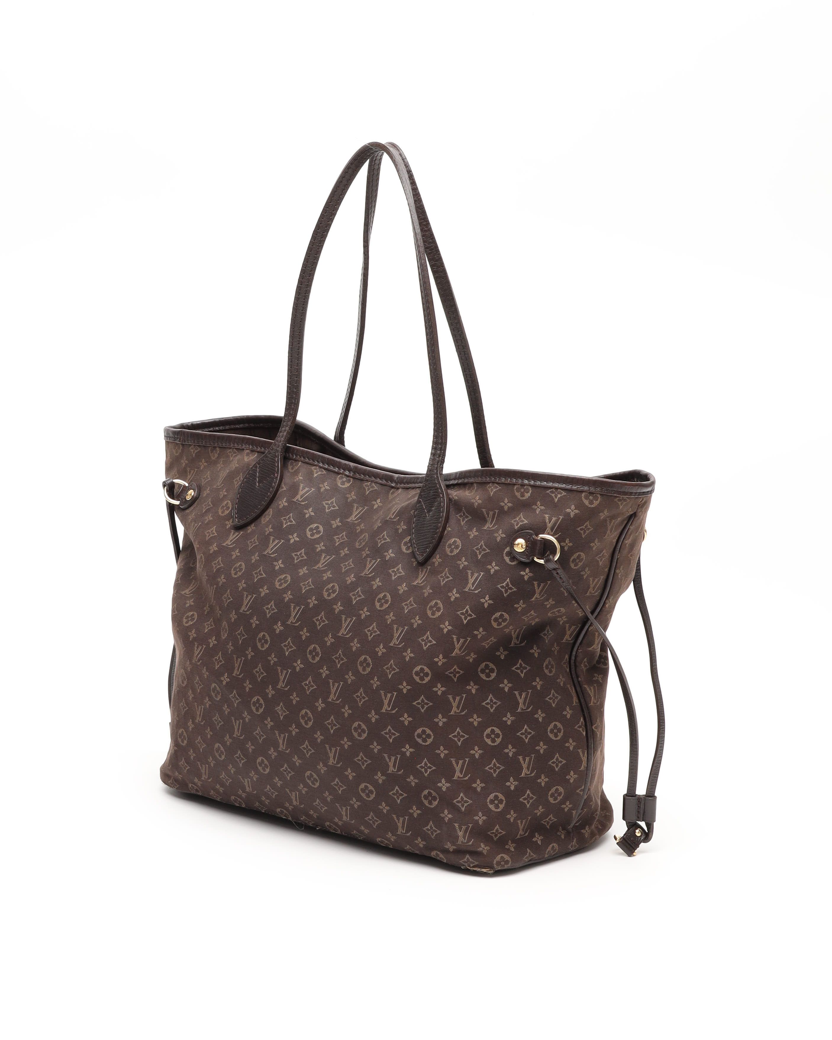 Pre-owned Louis Vuitton Neverfull Idylle Monogram Mini Lin Mm Tote Bag