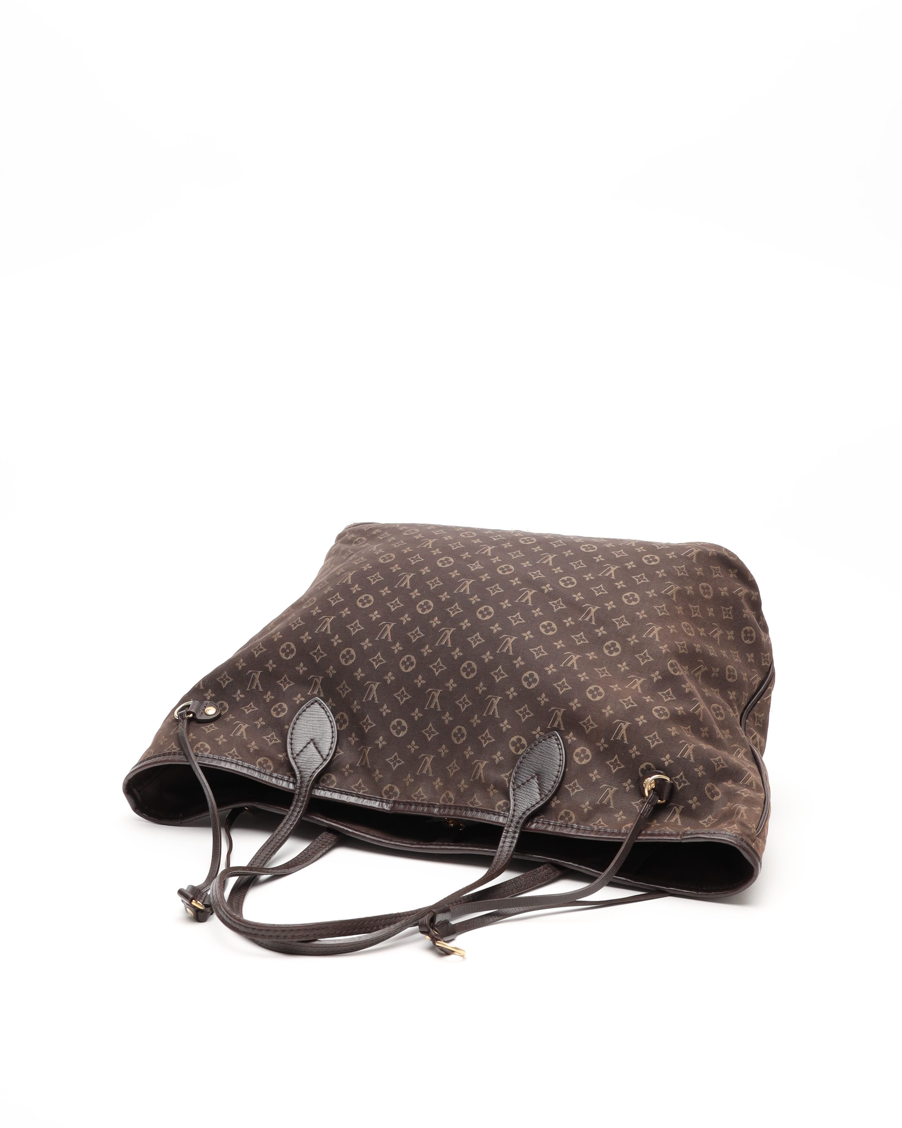 Pre-owned Louis Vuitton Neverfull Idylle Monogram Mini Lin Mm Tote Bag