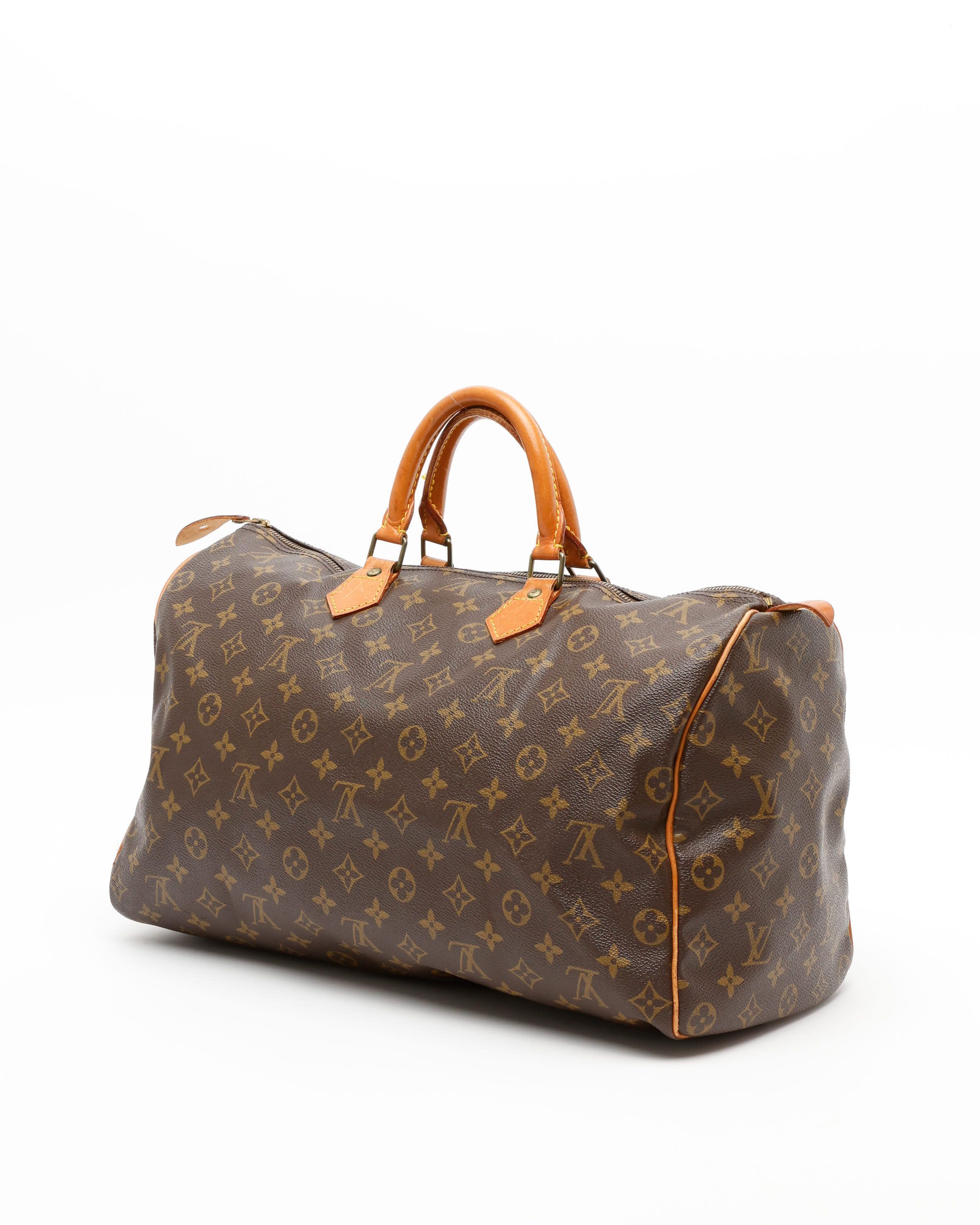 Pre-owned Louis Vuitton Monogram Speedy 40 Bag