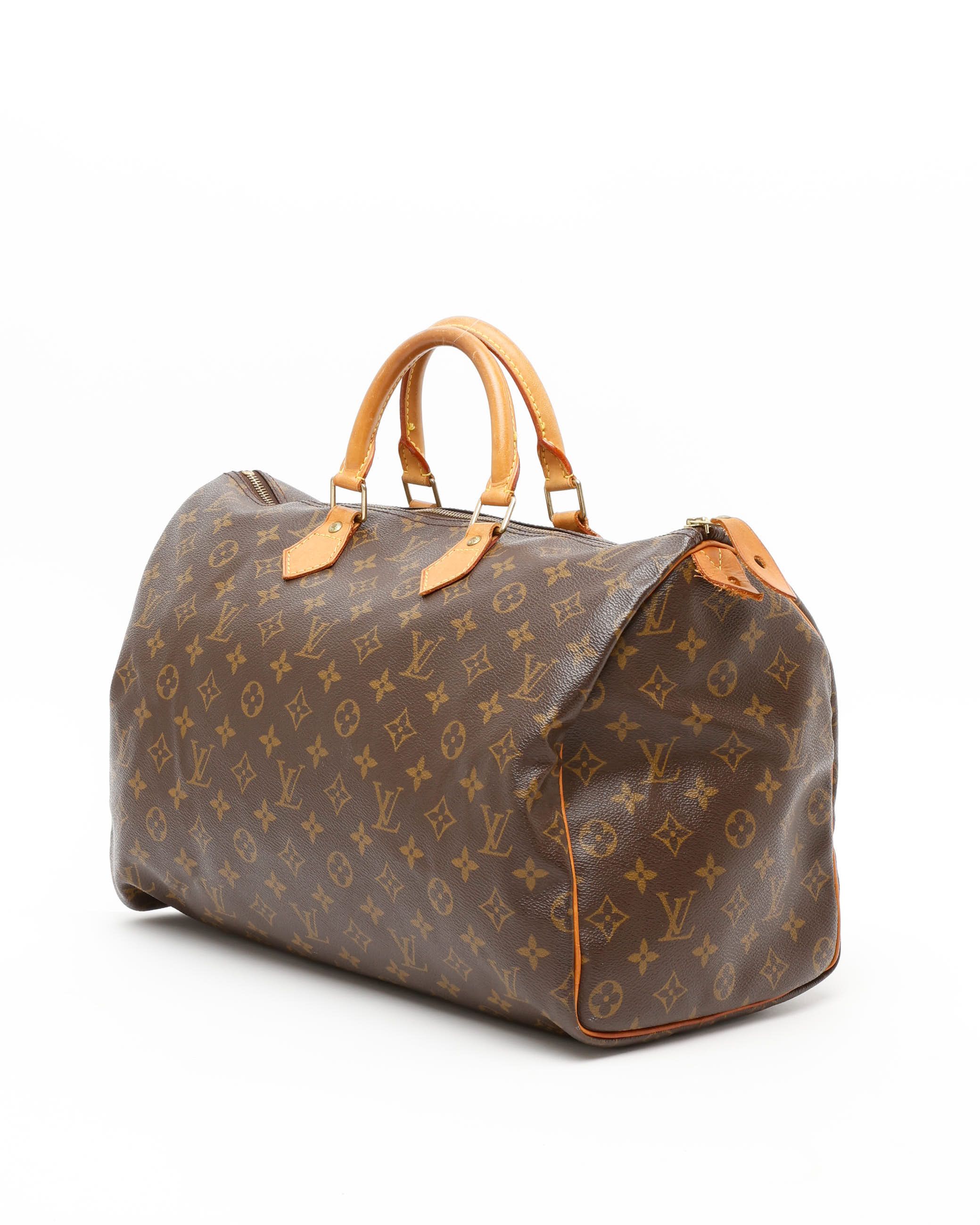 Pre-owned Louis Vuitton Monogram Speedy 40 Bag