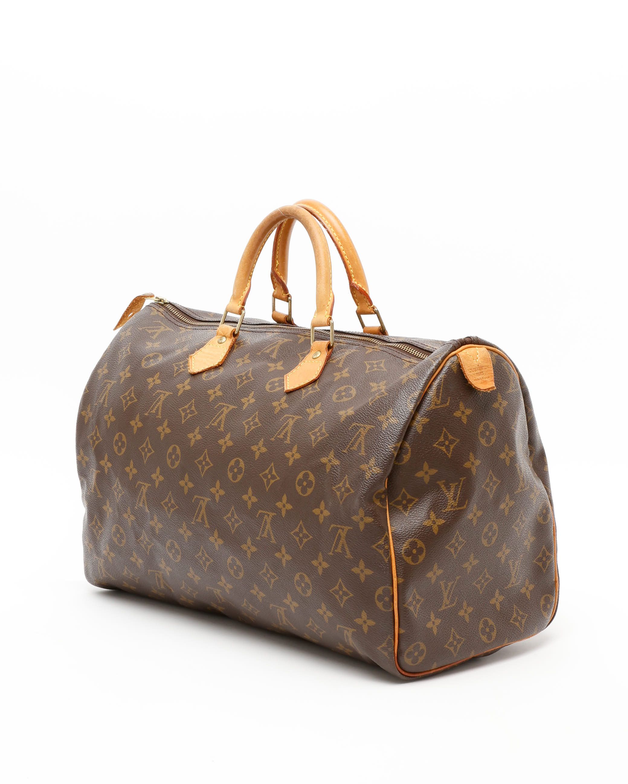 Pre-owned Louis Vuitton Monogram Speedy 40 Bag