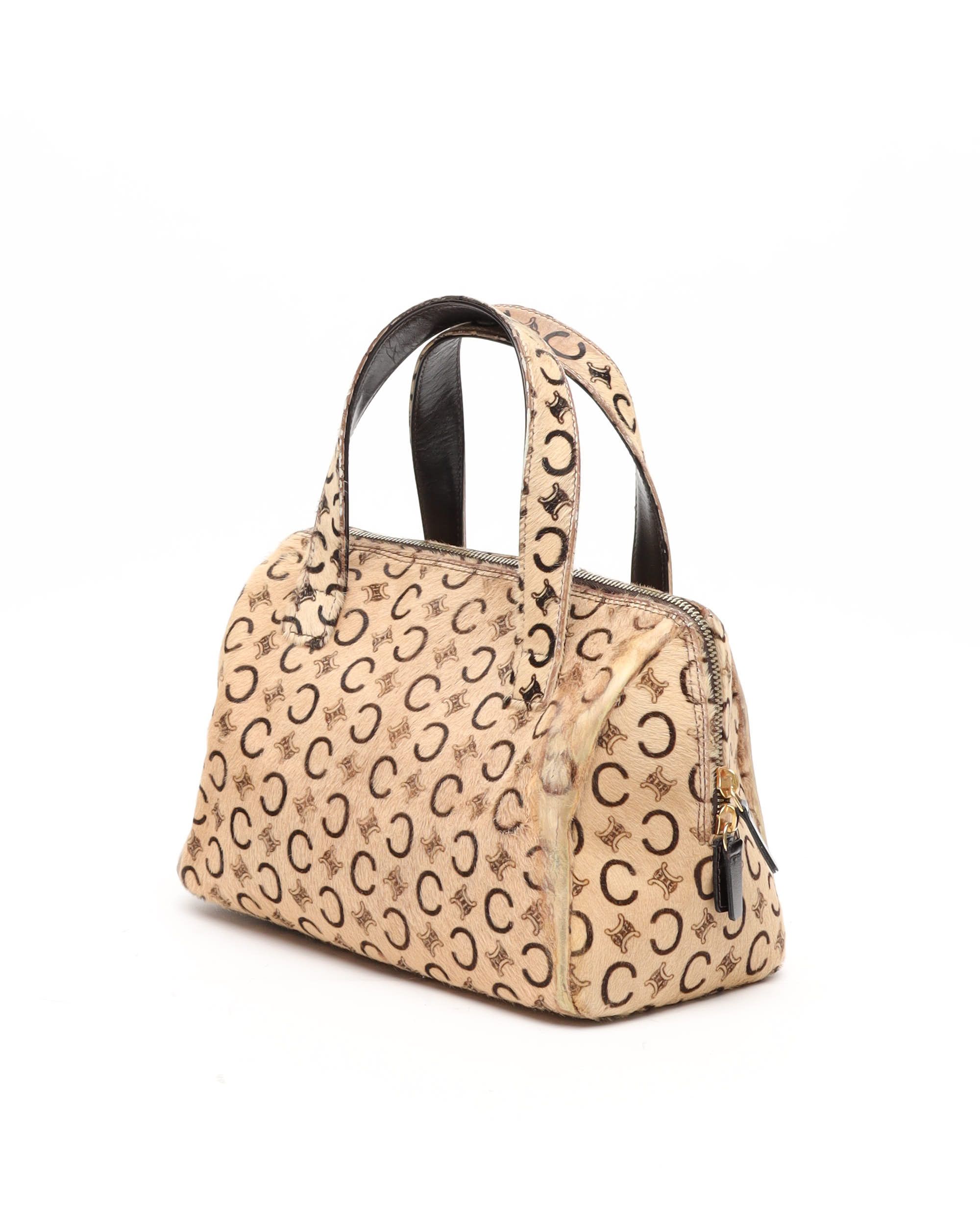 Celine Céline C Macadam Pony Bag