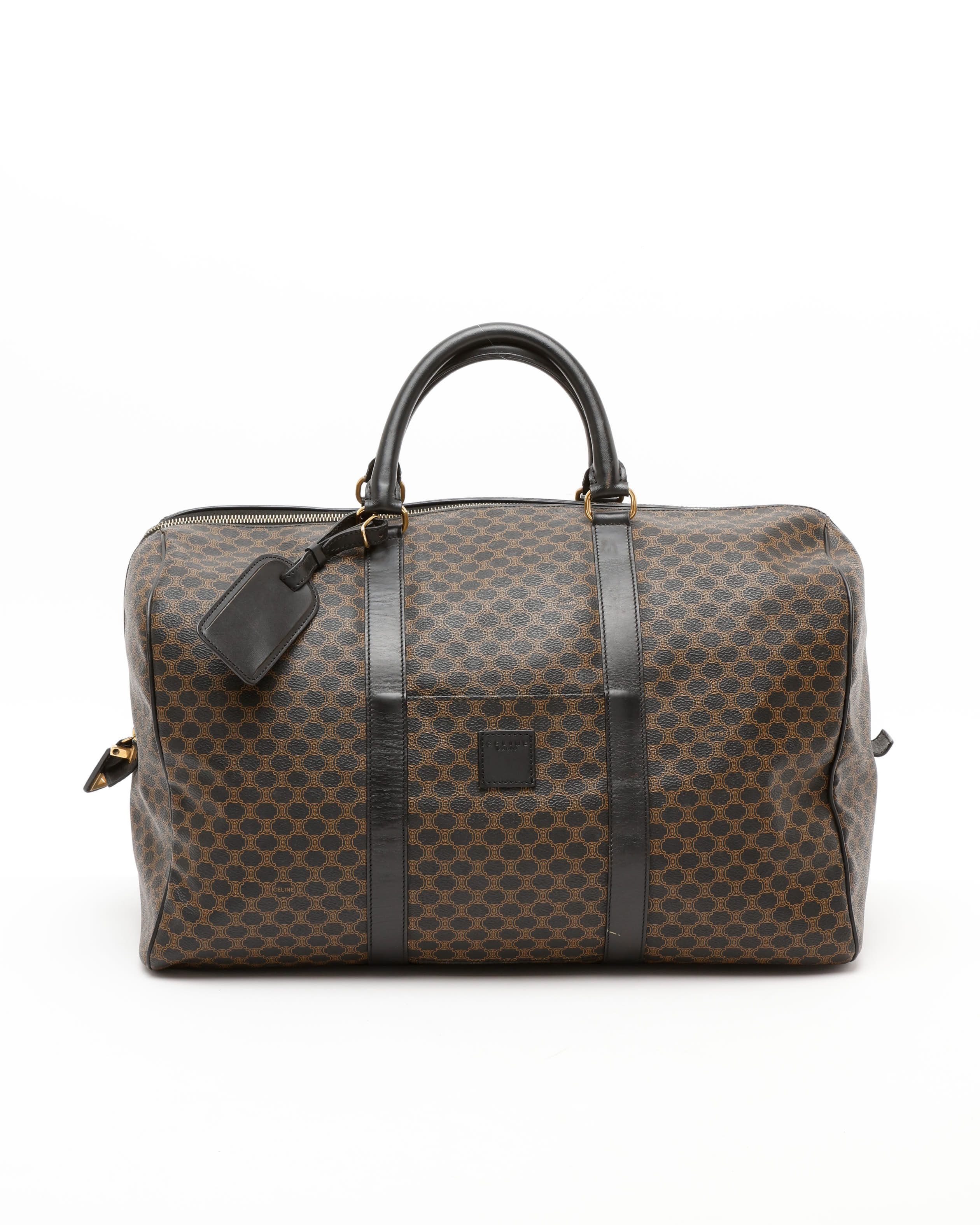 Celine Céline Macadam Boston Bag