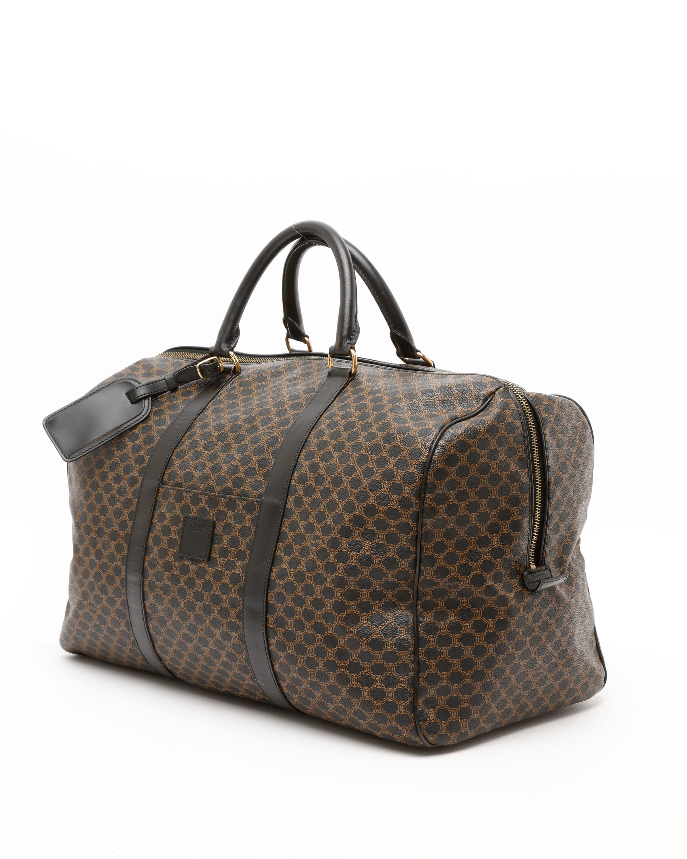 Celine Céline Macadam Boston Bag