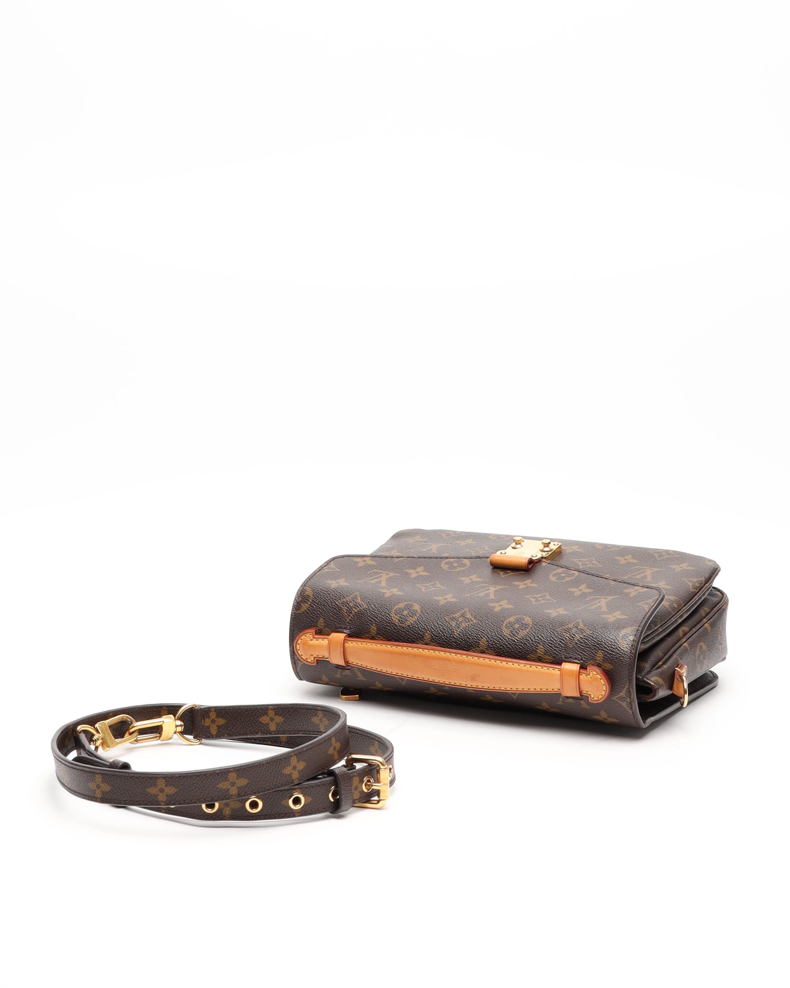 Pre-owned Louis Vuitton Monogram Pochette Metis Bag