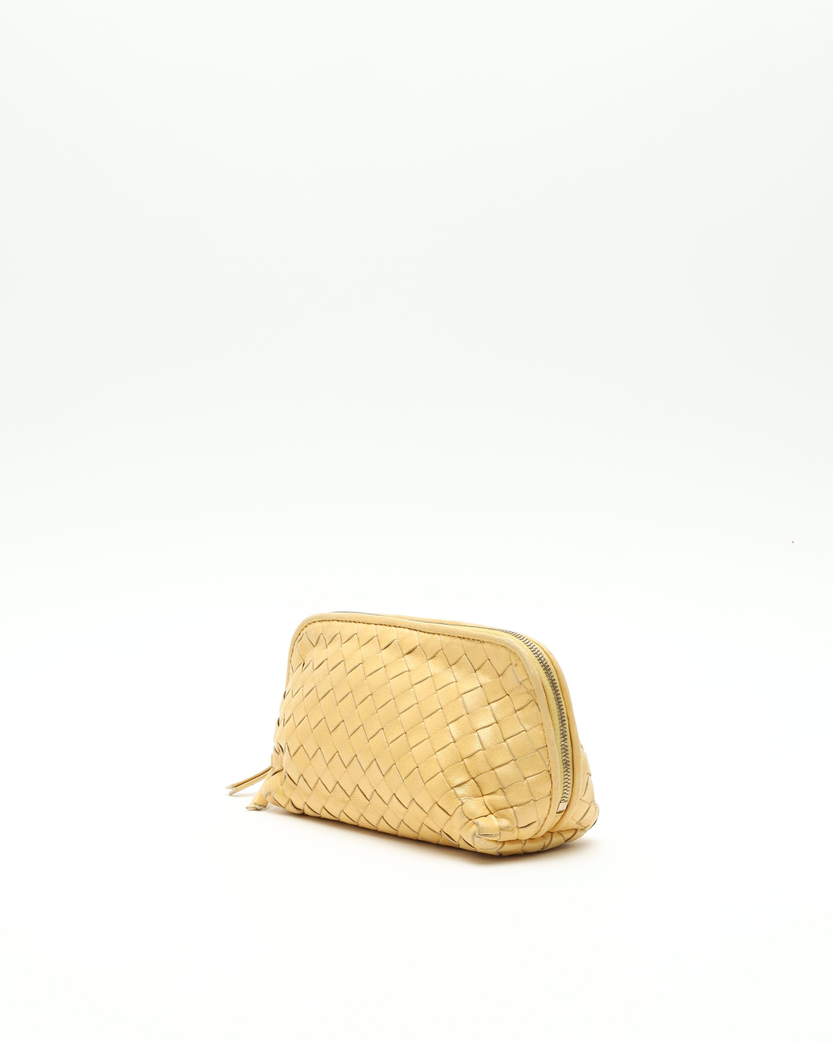 Bottega Veneta Intrecciato Leather Toiletry Pouch
