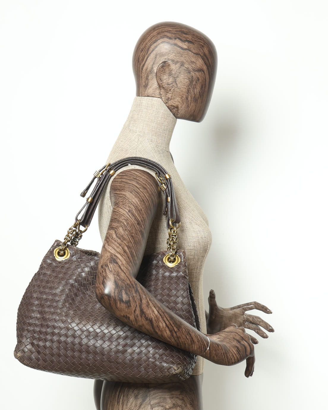 Bottega Veneta Intrecciato Capri Hobo Bag