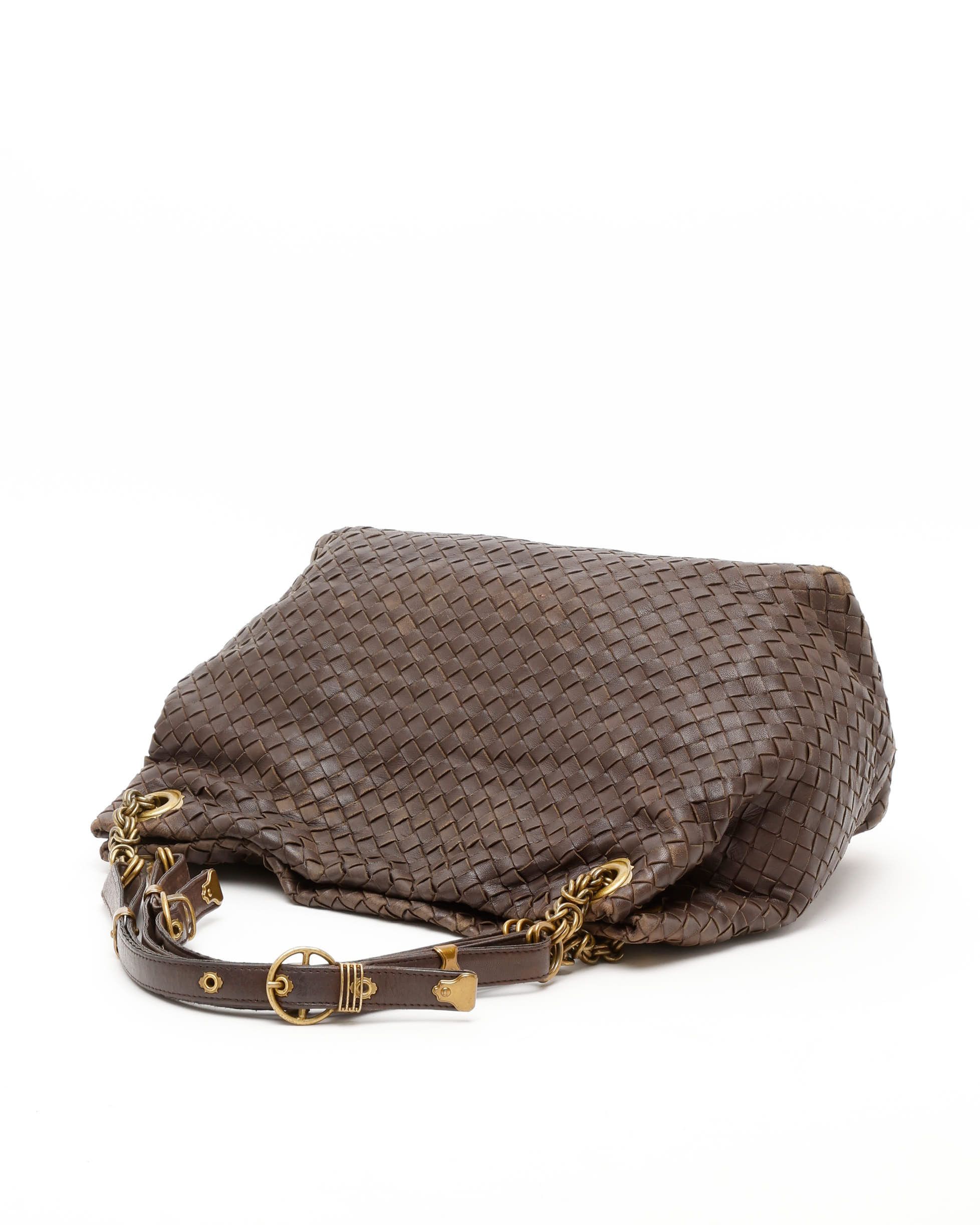 Bottega Veneta Intrecciato Capri Hobo Bag