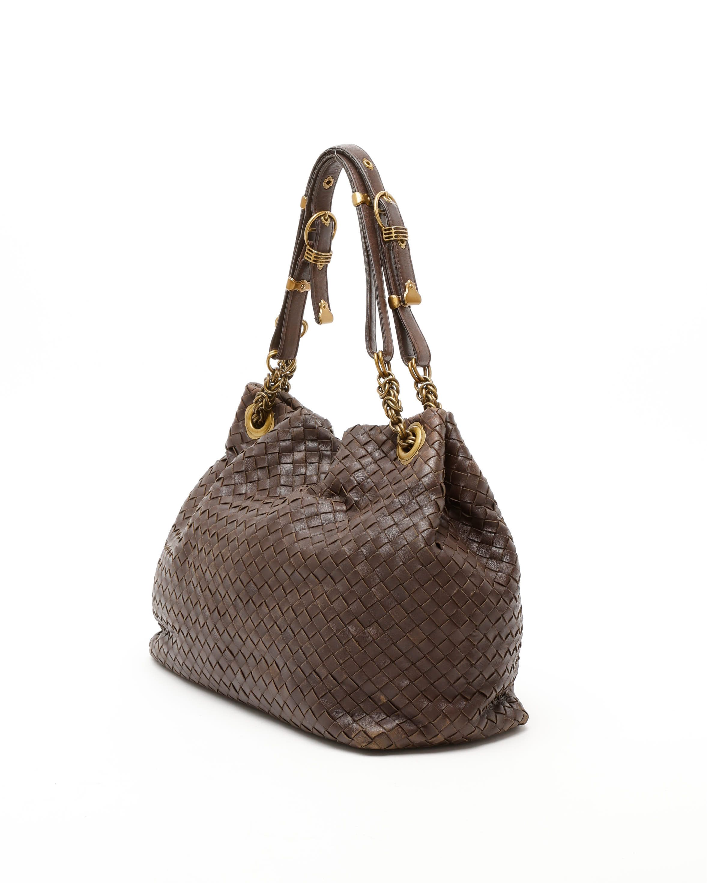 Bottega Veneta Intrecciato Capri Hobo Bag