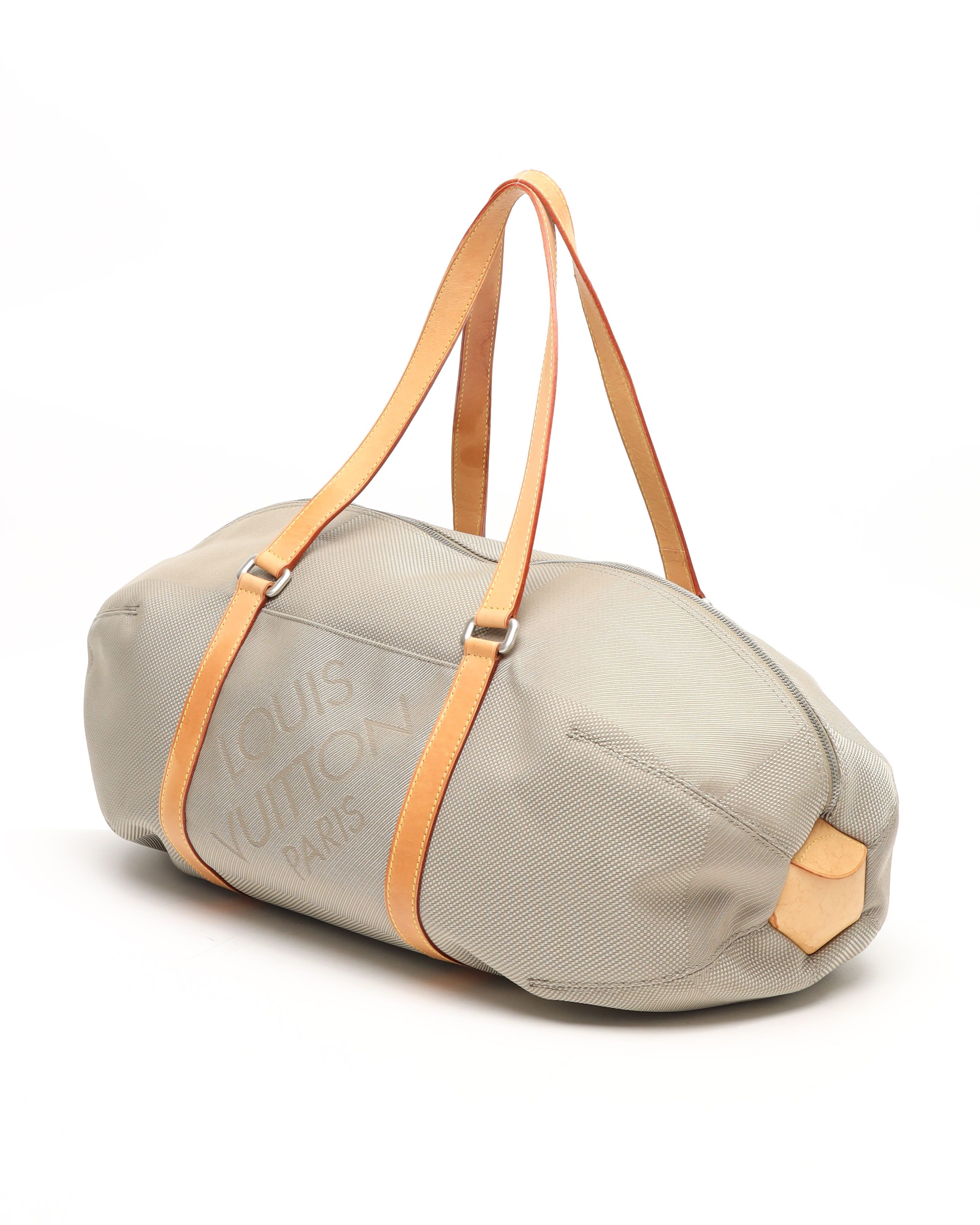 Pre-owned Louis Vuitton Damier Geant Attaquant Weekend Bag