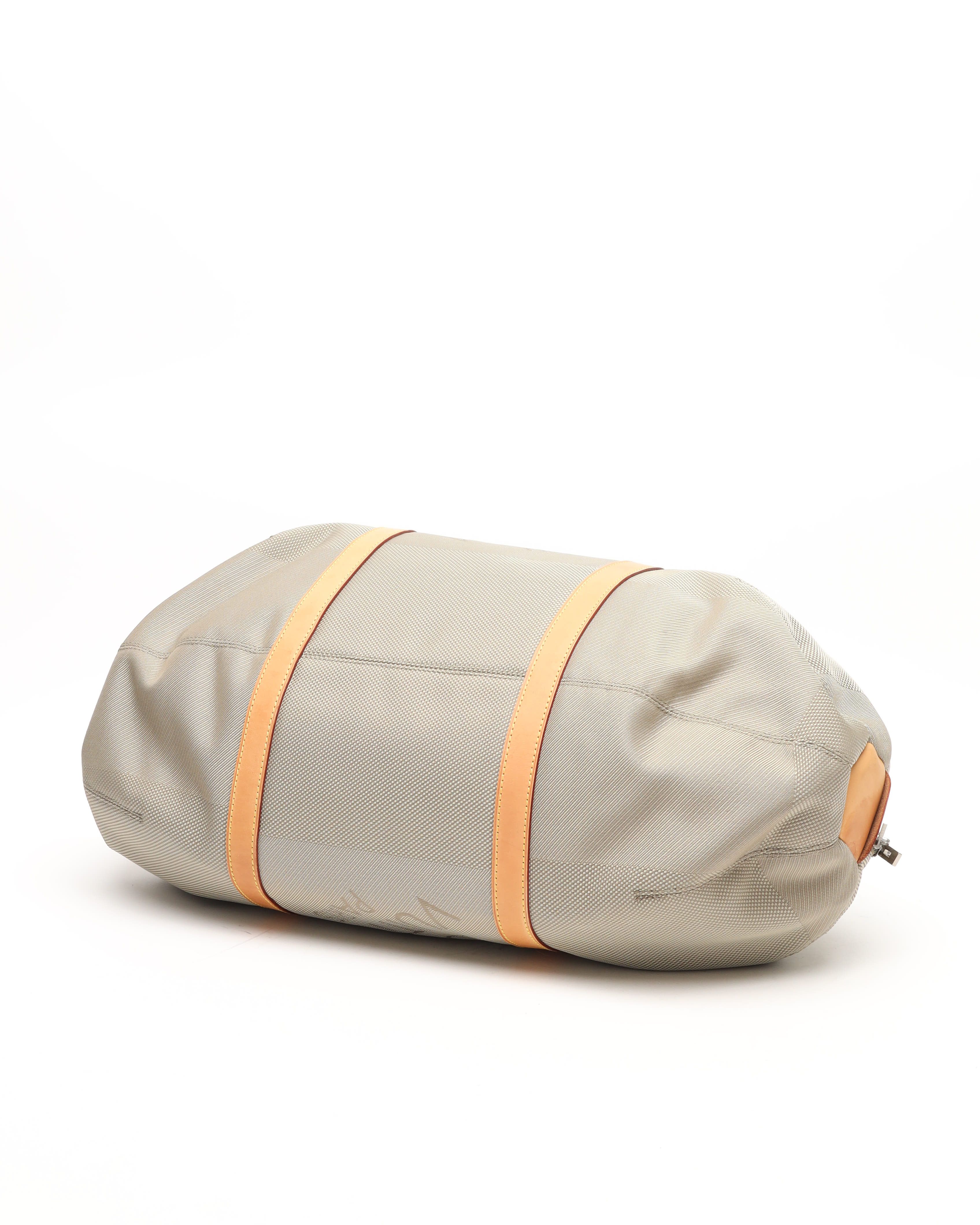 Pre-owned Louis Vuitton Damier Geant Attaquant Weekend Bag