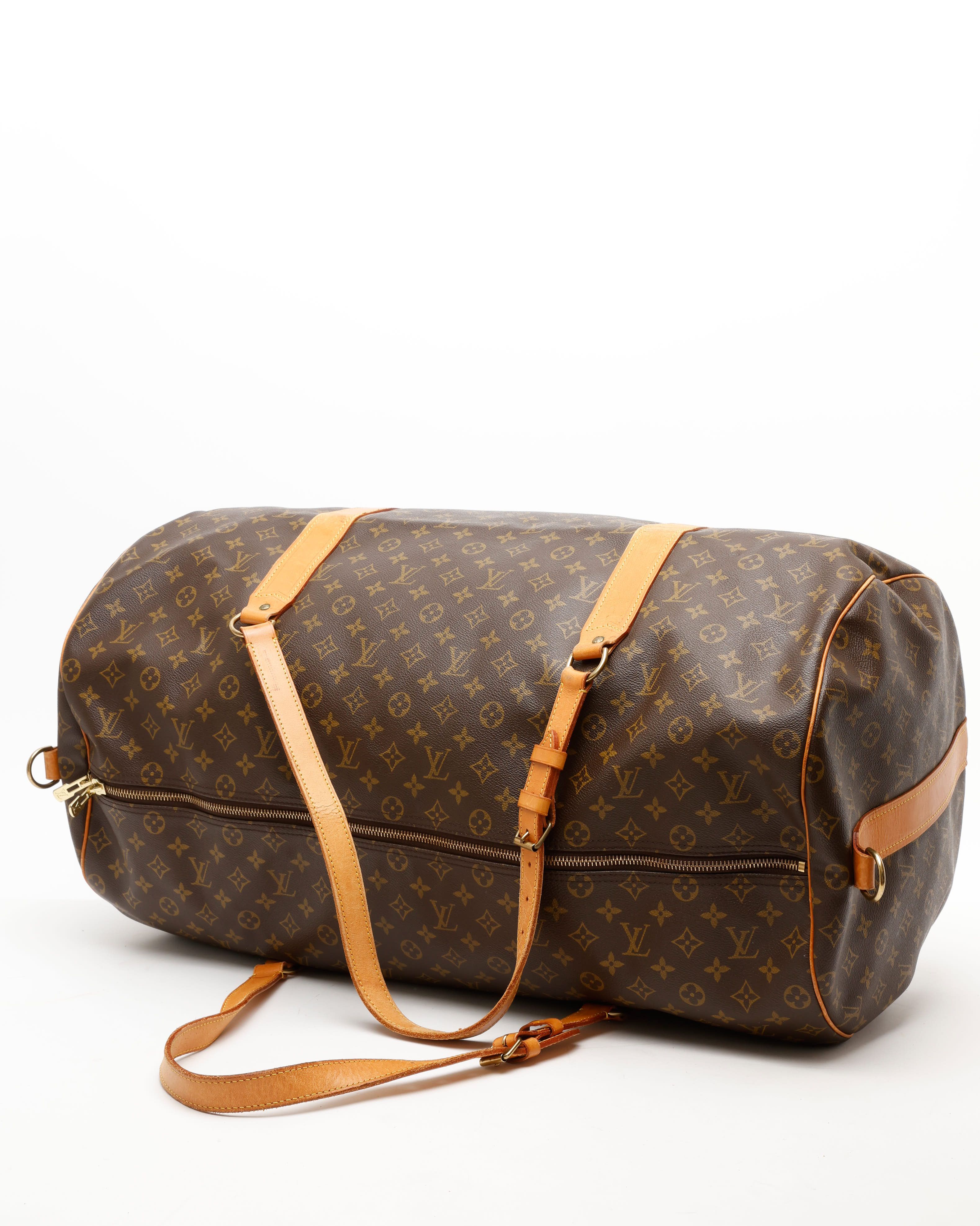 Pre-owned Louis Vuitton Monogram Sac Polochon 65 Weekend Bag
