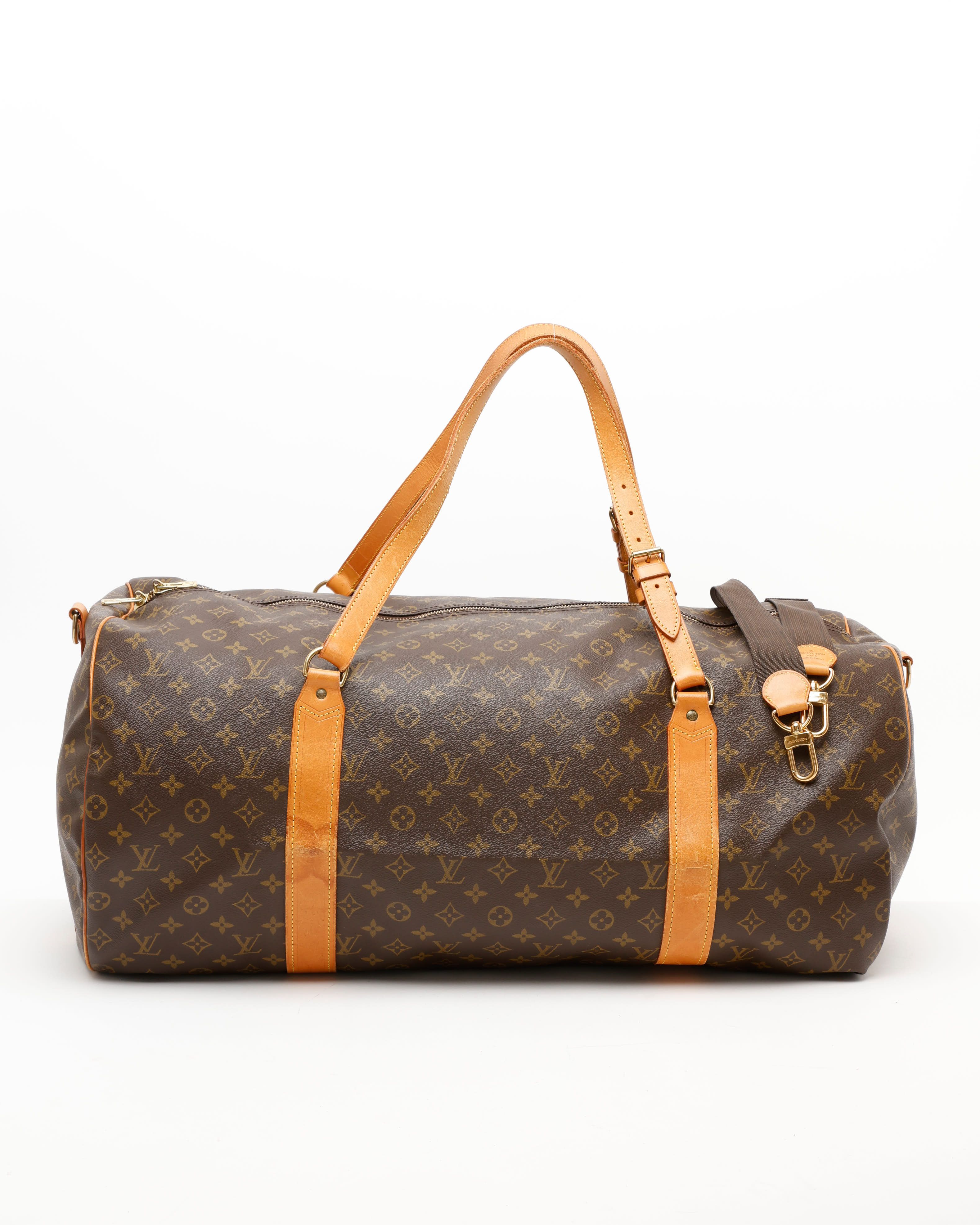 Pre-owned Louis Vuitton Monogram Sac Polochon 65 Weekend Bag