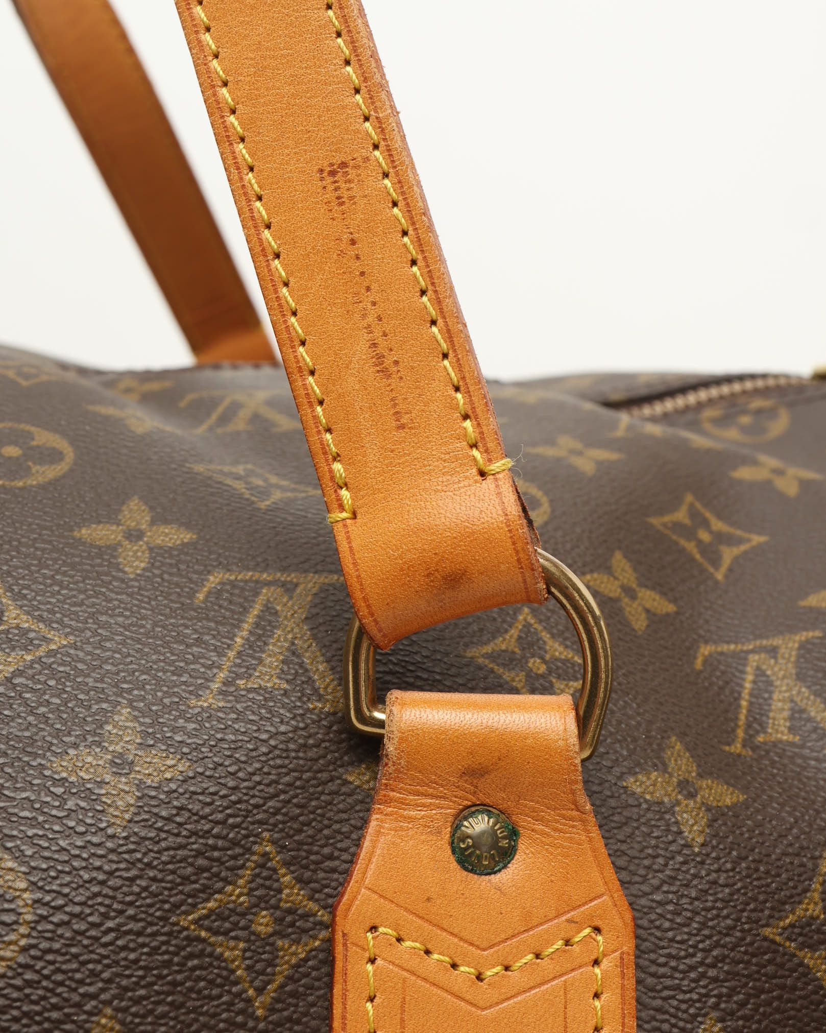Pre-owned Louis Vuitton Monogram Sac Polochon 65 Weekend Bag
