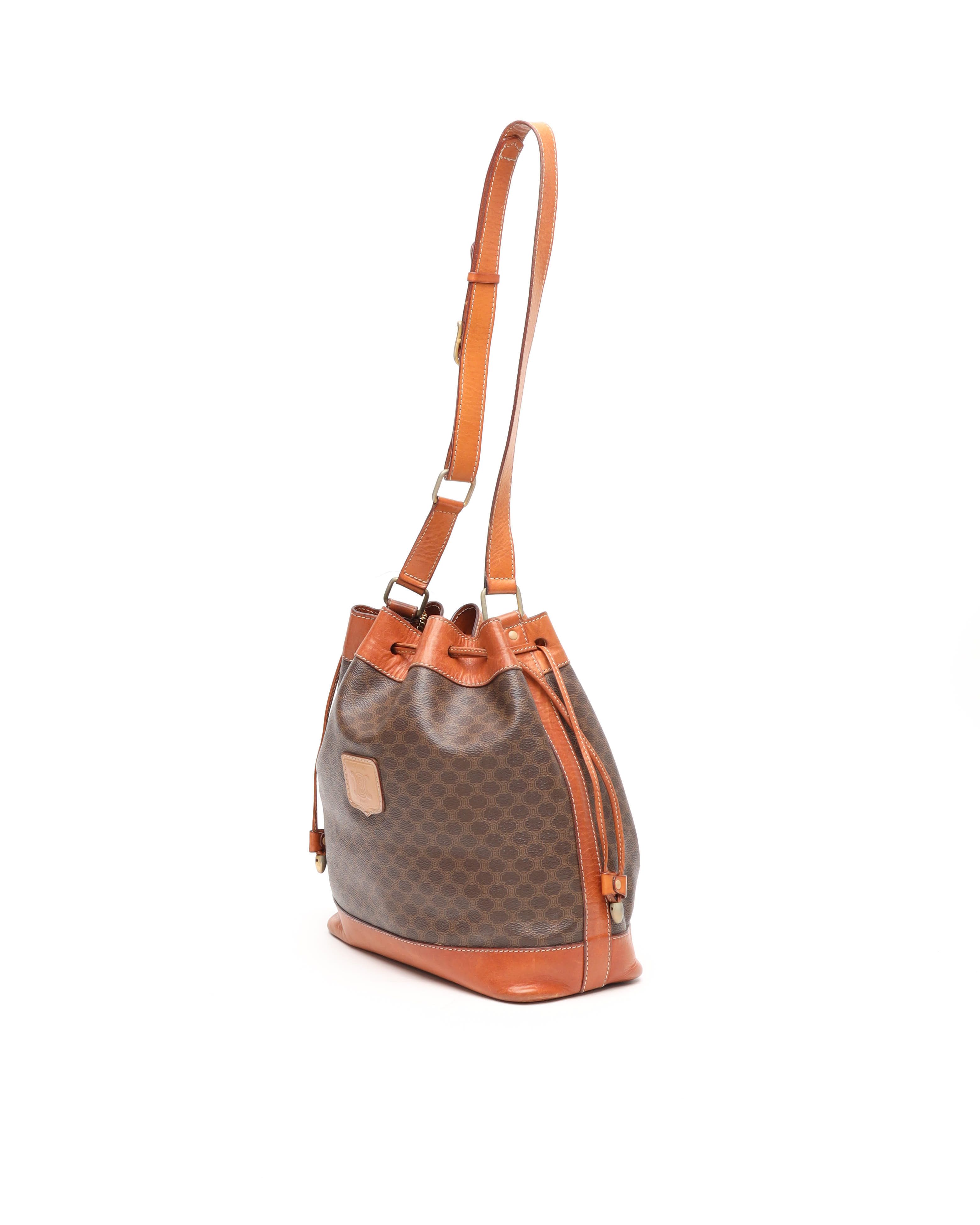 Celine Céline Macadam Bucket Bag