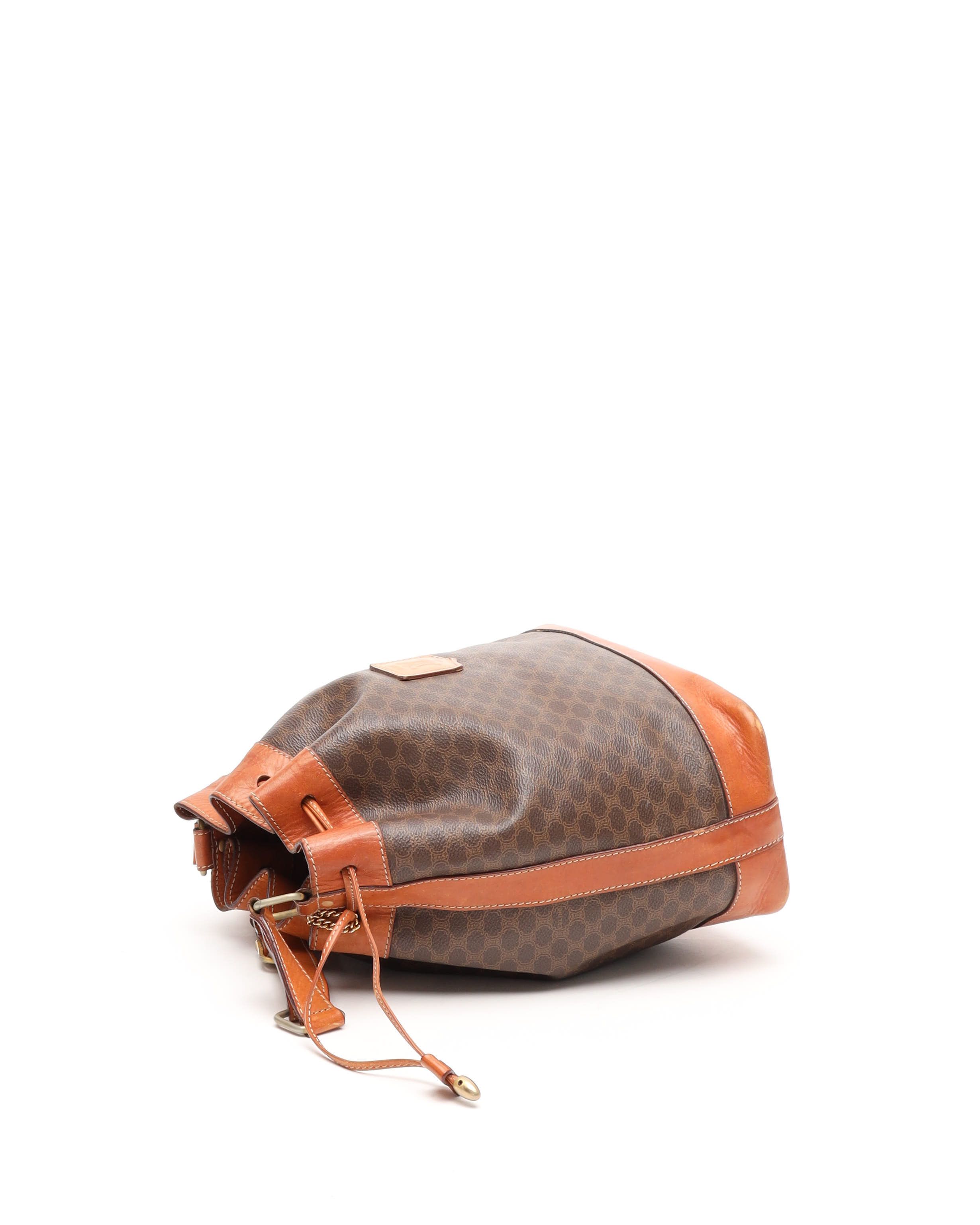 Celine Céline Macadam Bucket Bag
