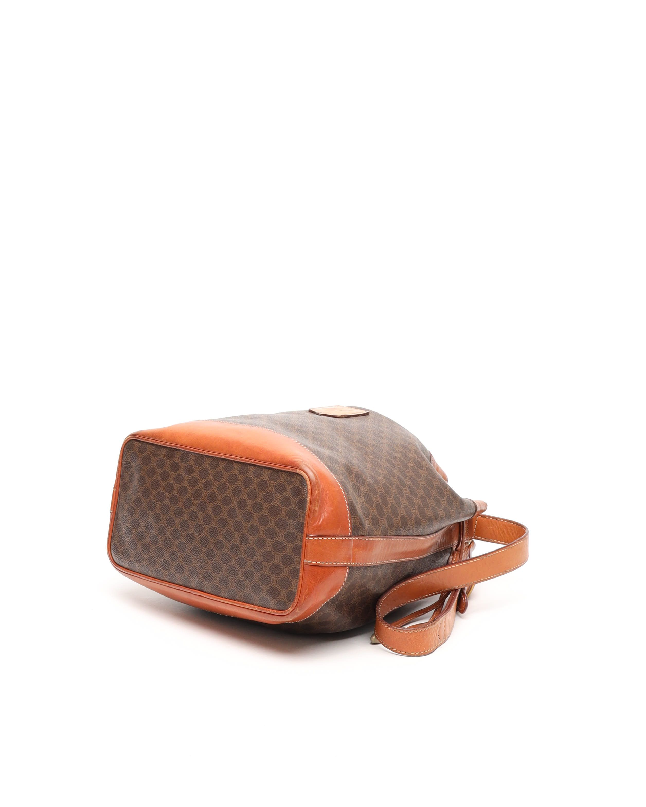 Celine Céline Macadam Bucket Bag