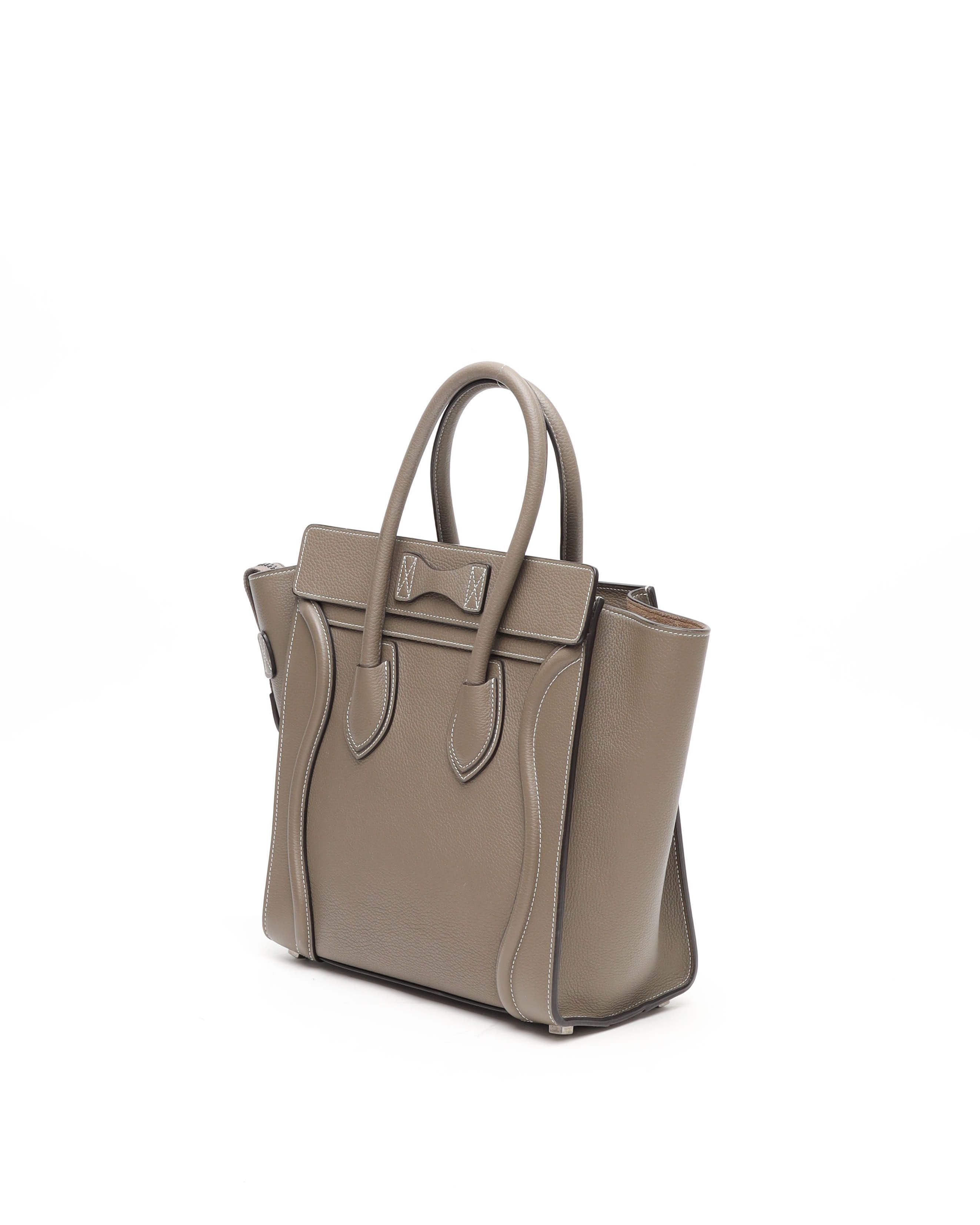 Celine Céline Micro Luggage Tote Bag