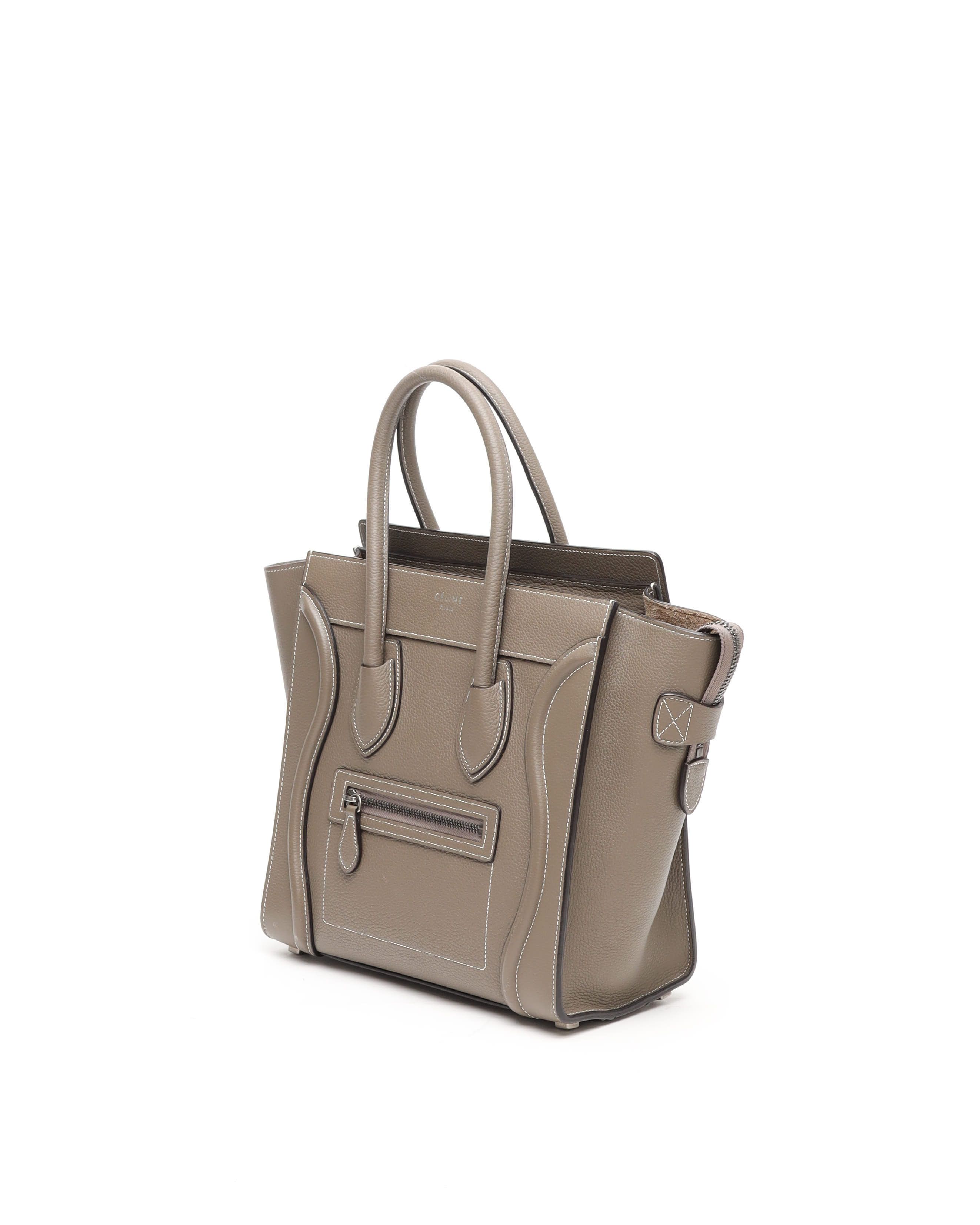 Celine Céline Micro Luggage Tote Bag
