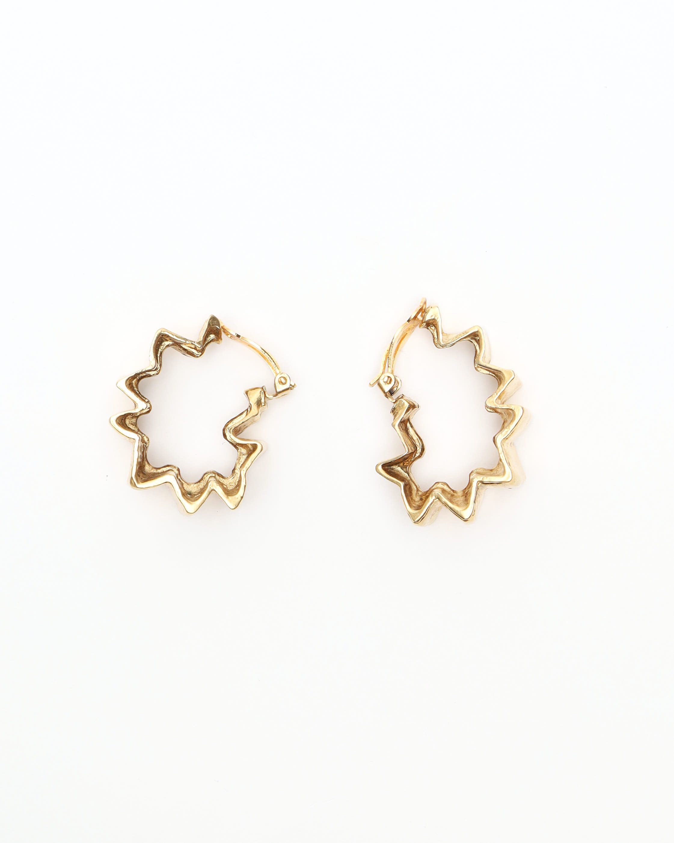 Saint Laurent Vintage Clip-on Earrings In Gold