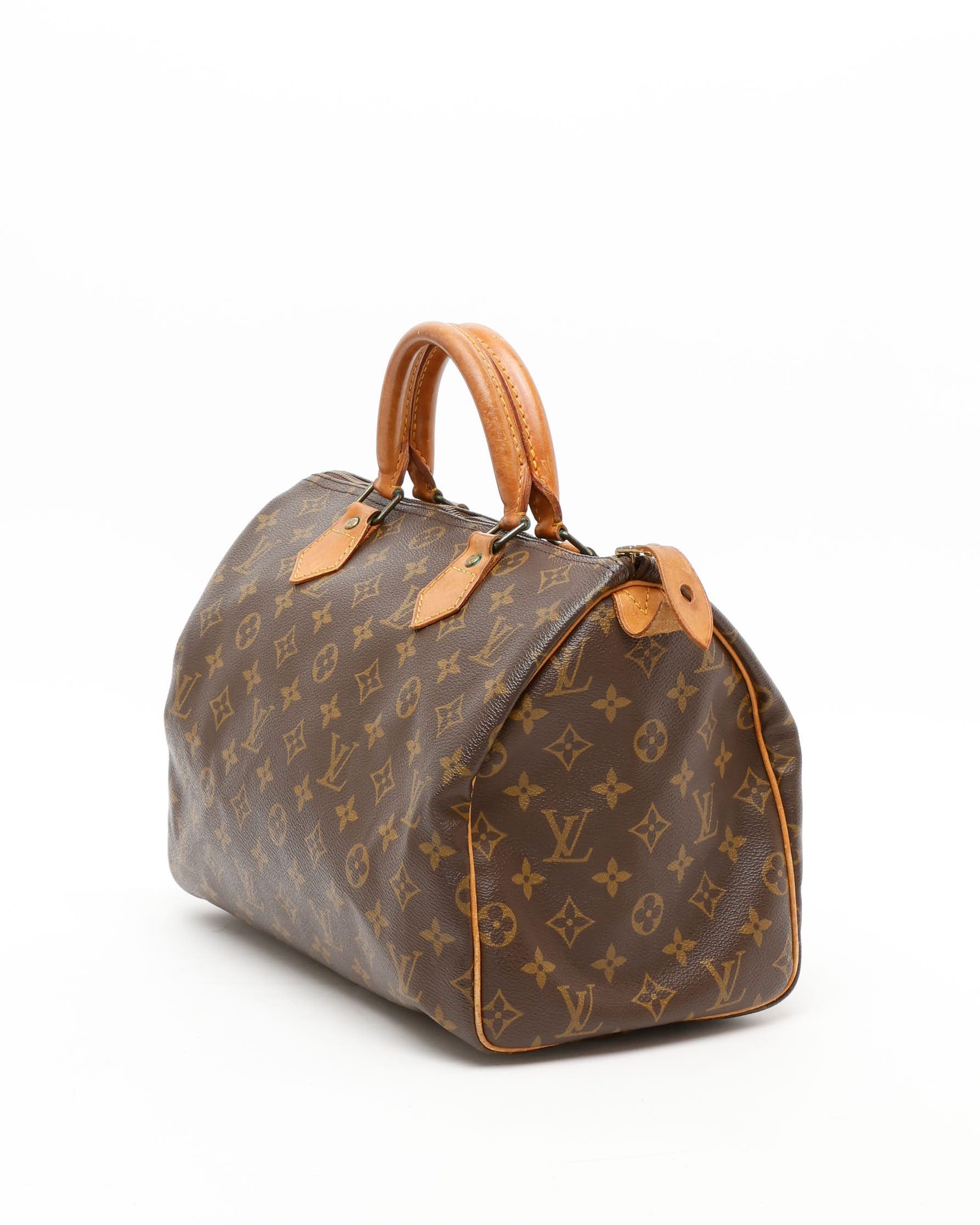 Pre-owned Louis Vuitton Monogram Speedy 30 Bag