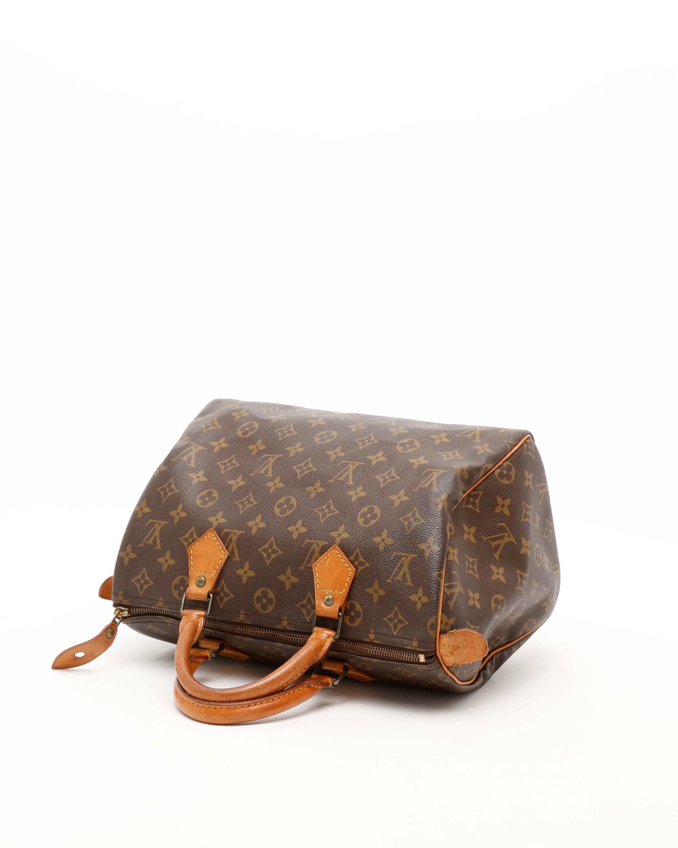 Pre-owned Louis Vuitton Monogram Speedy 30 Bag