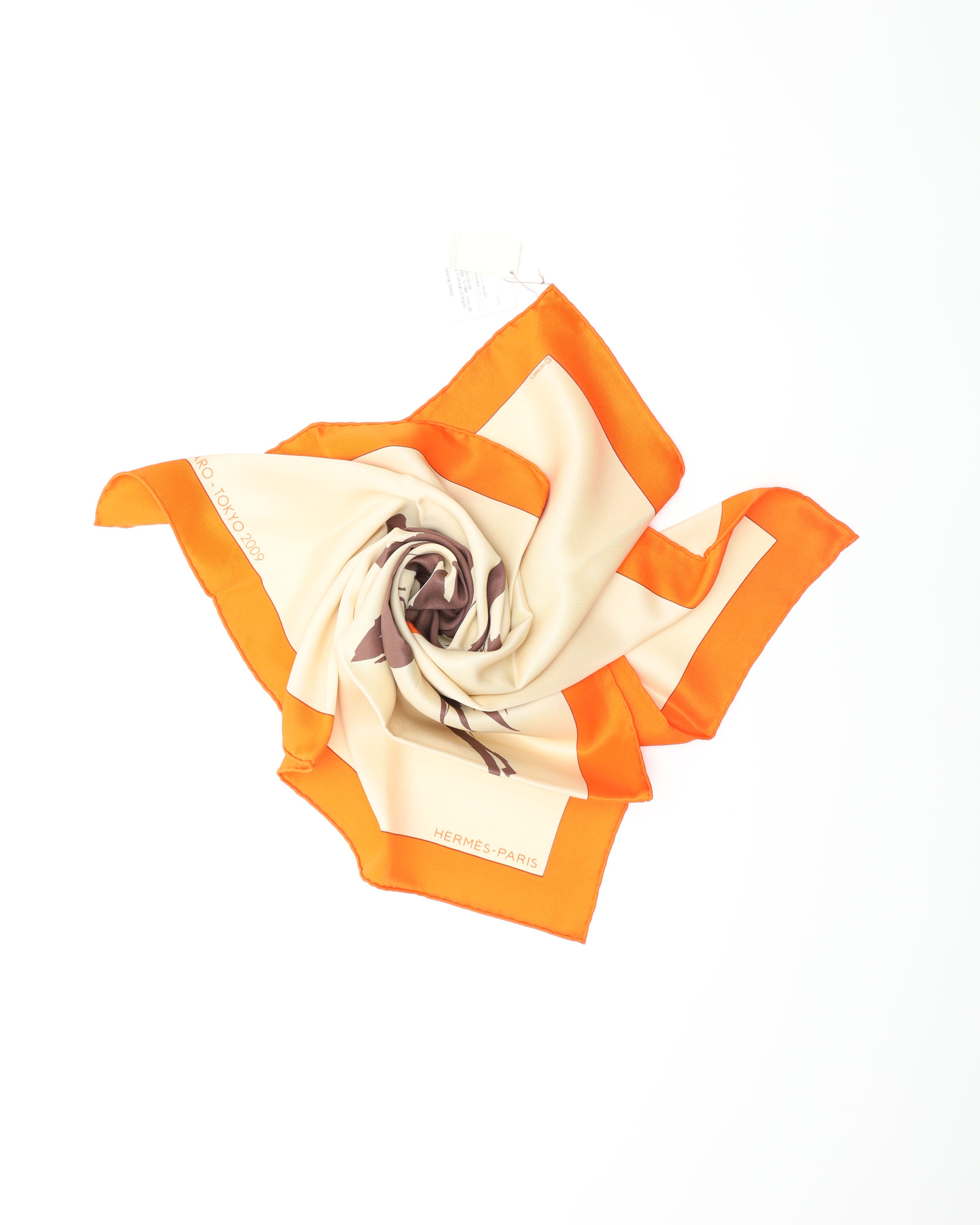 Pre-owned Hermes Hermès 70 Zingaro Silk Scarf